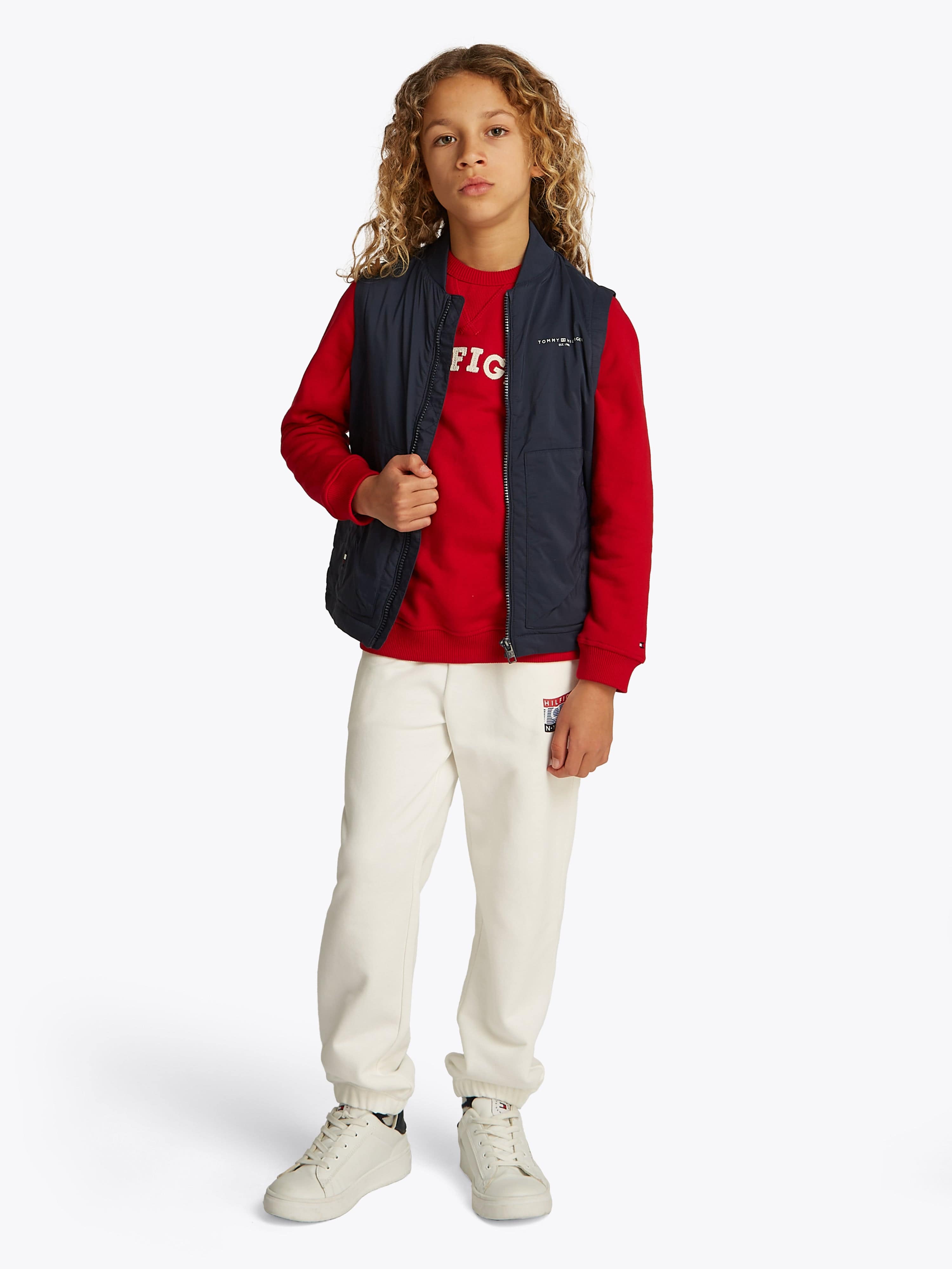 Tommy Hilfiger Kids Padded Packable Gilet in Navy