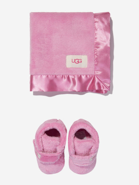 UGG Baby Girls Bixbee Booties And Blanket Gift Set Childsplay Clothing