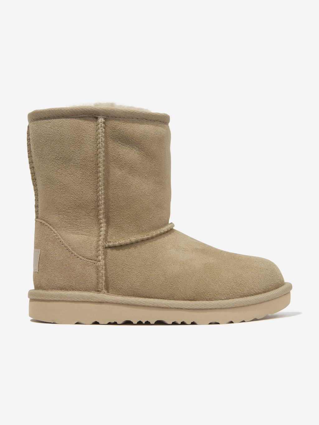 UGG Teen Classic Mini II Suede Leather Boots Unisex Kids USA 3 / UK 2 Brown by Childrensalon