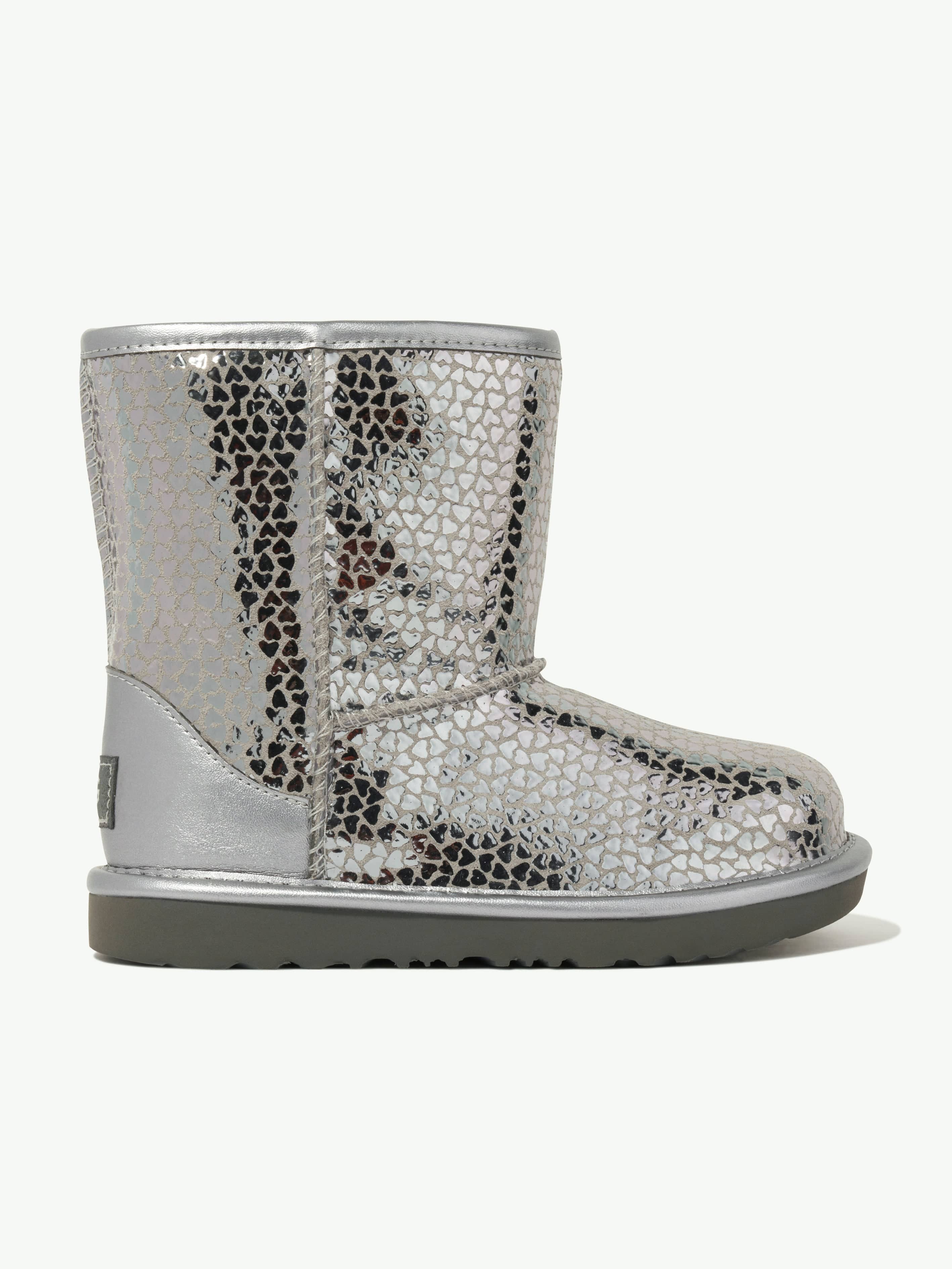 Ugg silver sparkle boots hotsell