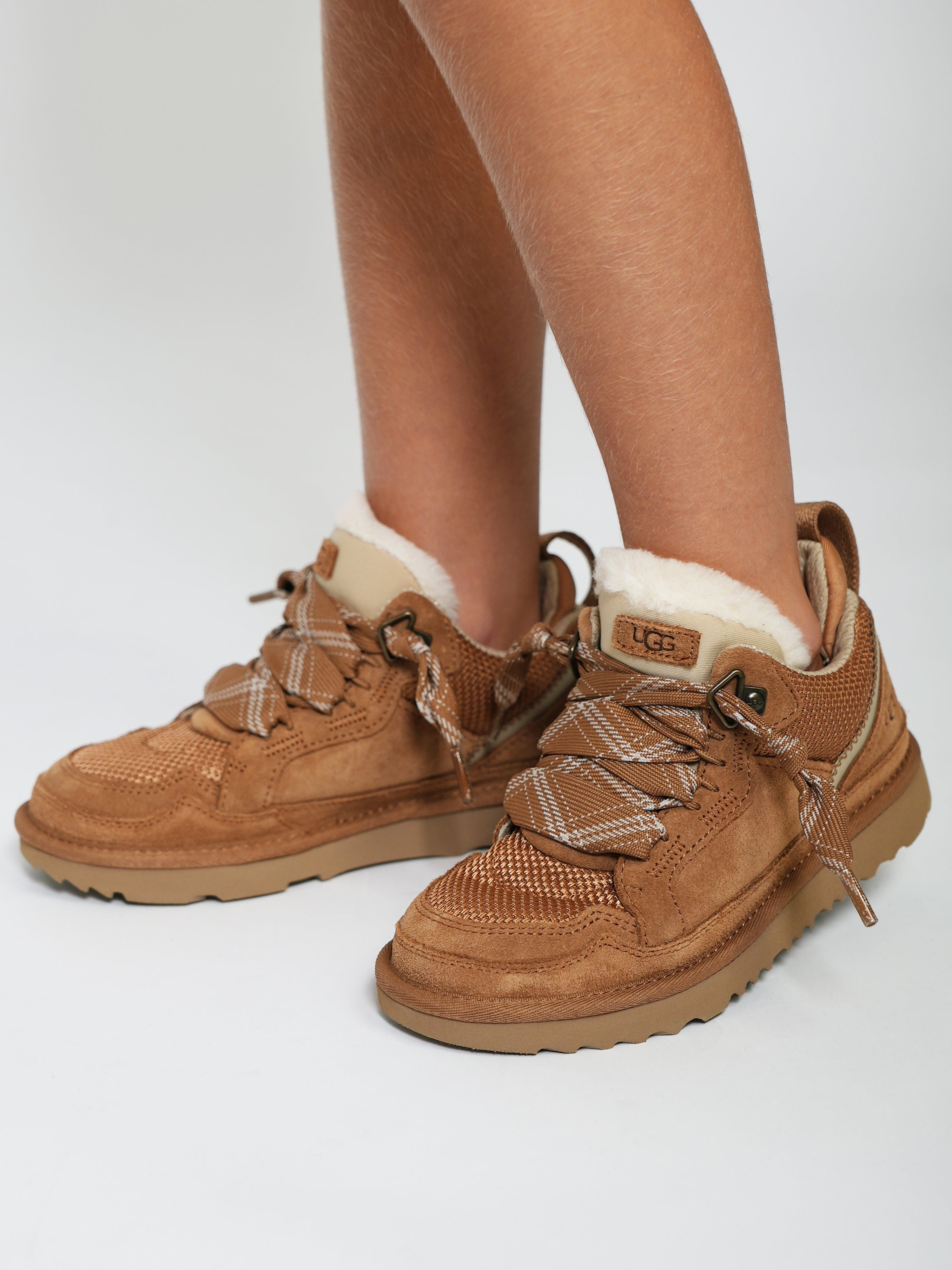 UGG UGG Kids Lowmel Trainers in Brown Childsplay Clothing