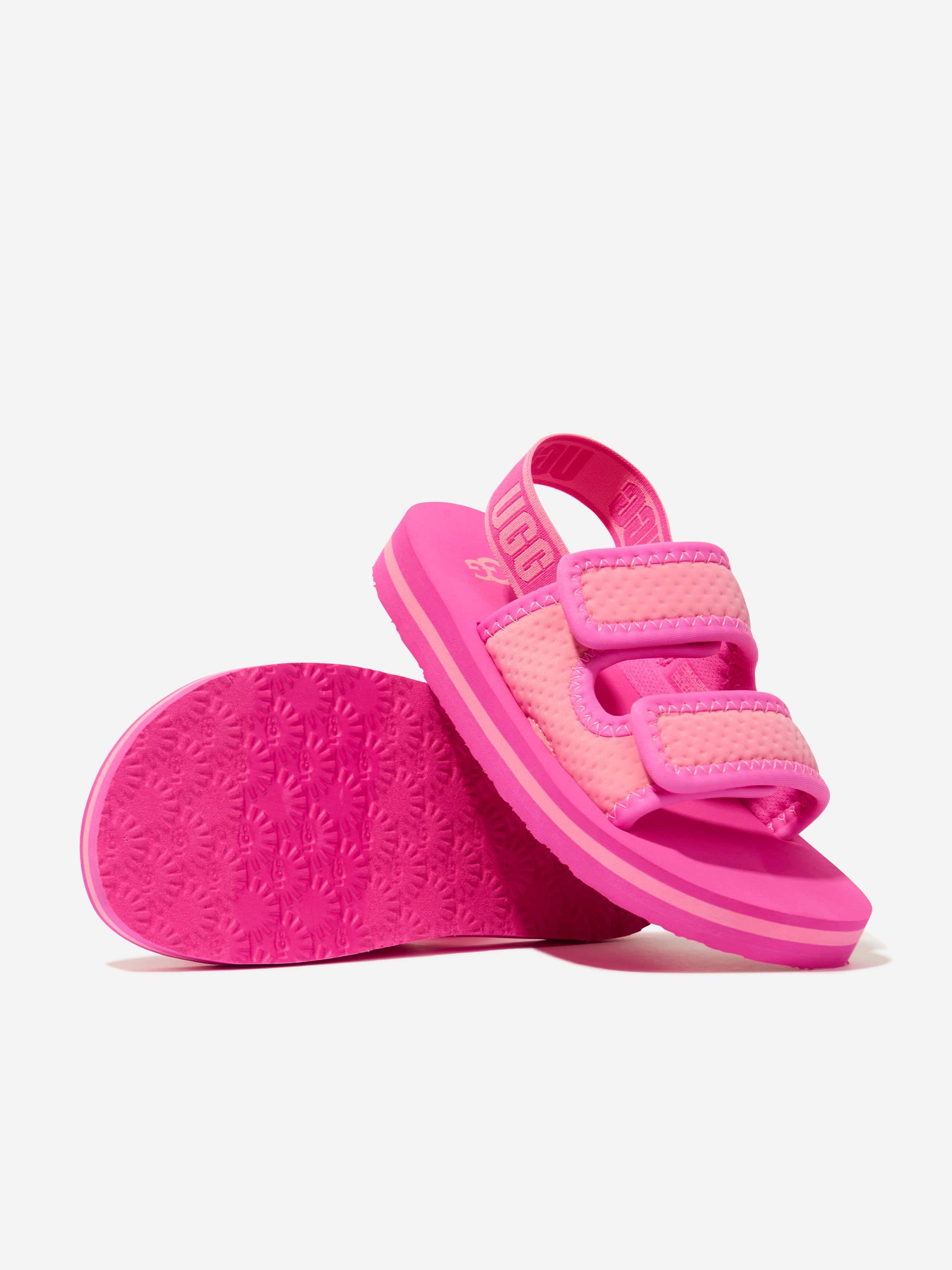 UGG UGG Girls Lennon Slingback Sandals in Pink | Childsplay Clothing