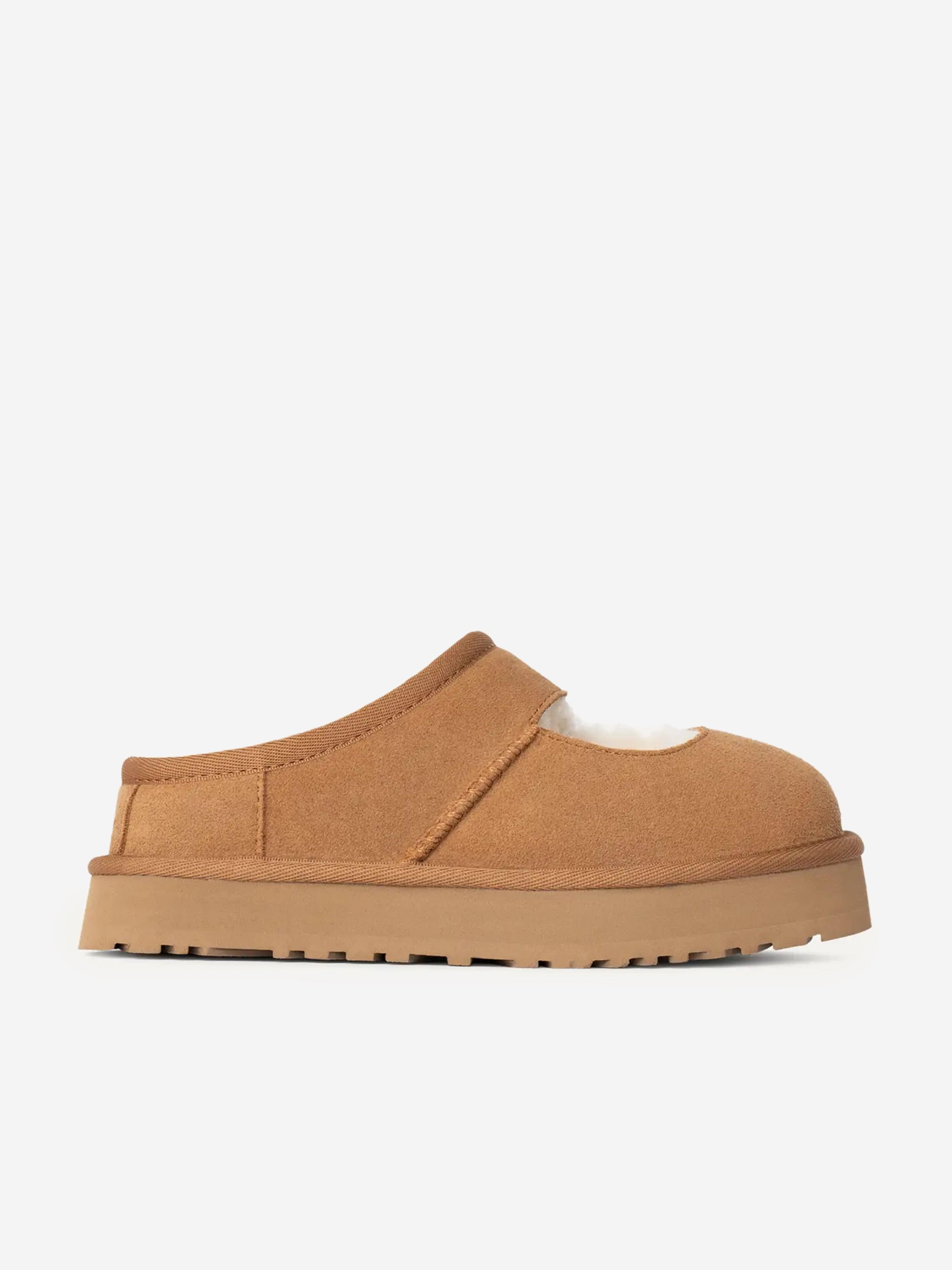 UGG W Classic Mary Jane ブラウン 7 UGG Girls Bea Mary Jane in Brown | Childsplay Clothing