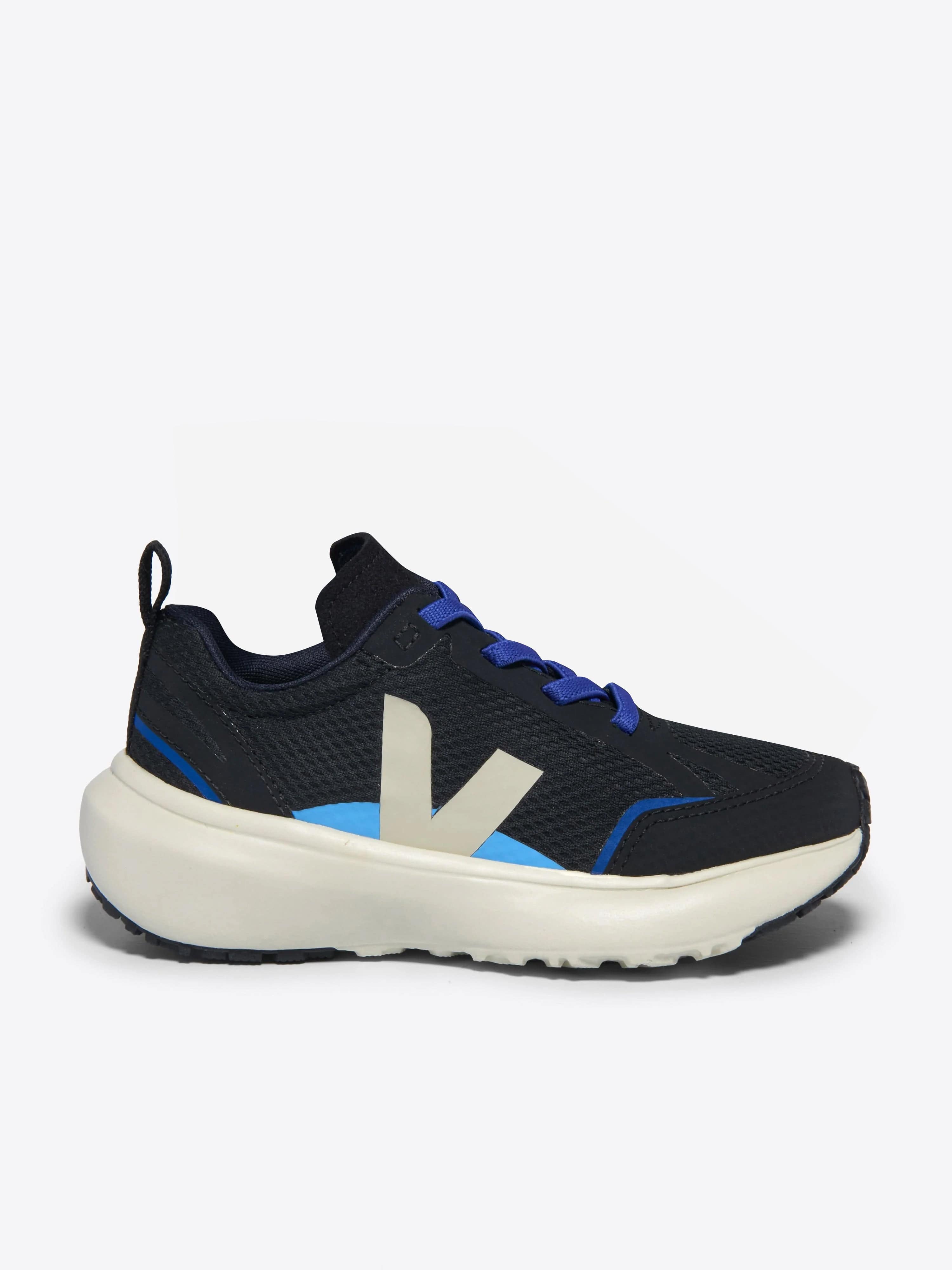 Kids Light Alveomesh Canary Trainers in Black