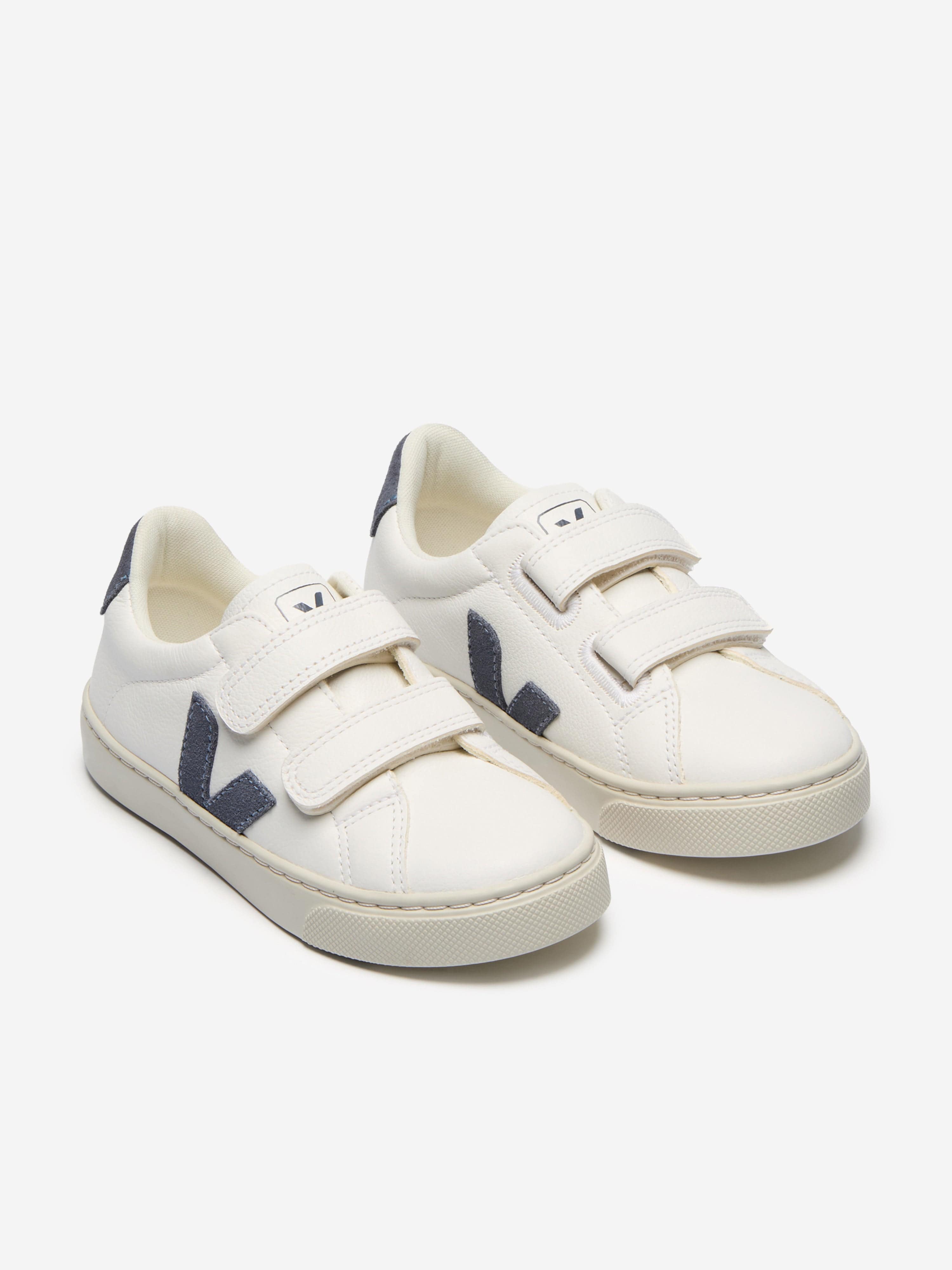 Sperry Wahoo JR – Sneaker Bambino In Pelle Bianca – Tacco Piatto E Chiusura Stringata – Taglia 10.5 Medium US (Little Kid) - 3
