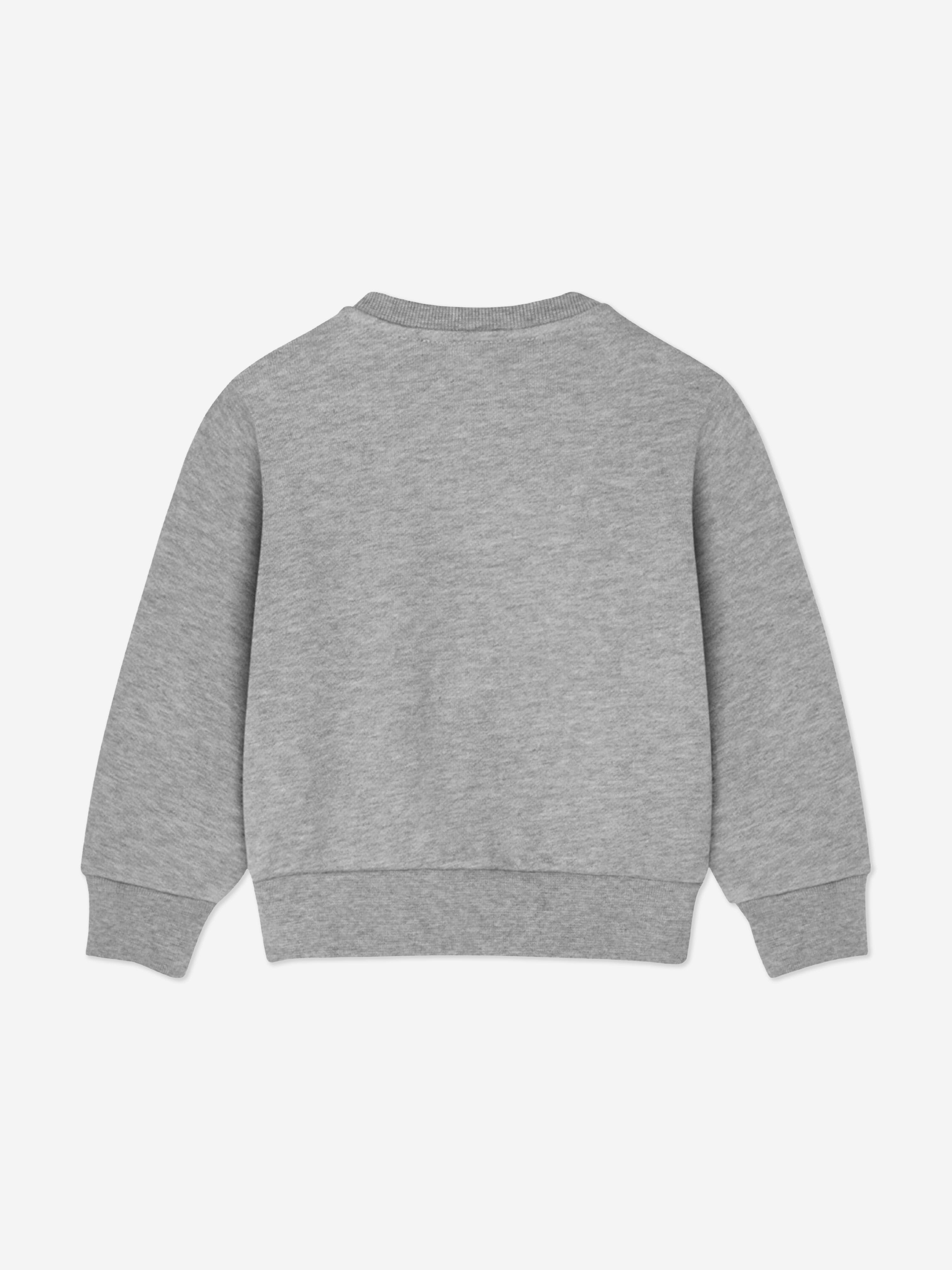 Versace Baby Logo Print Sweatshirt in Grey Childsplay Clothing