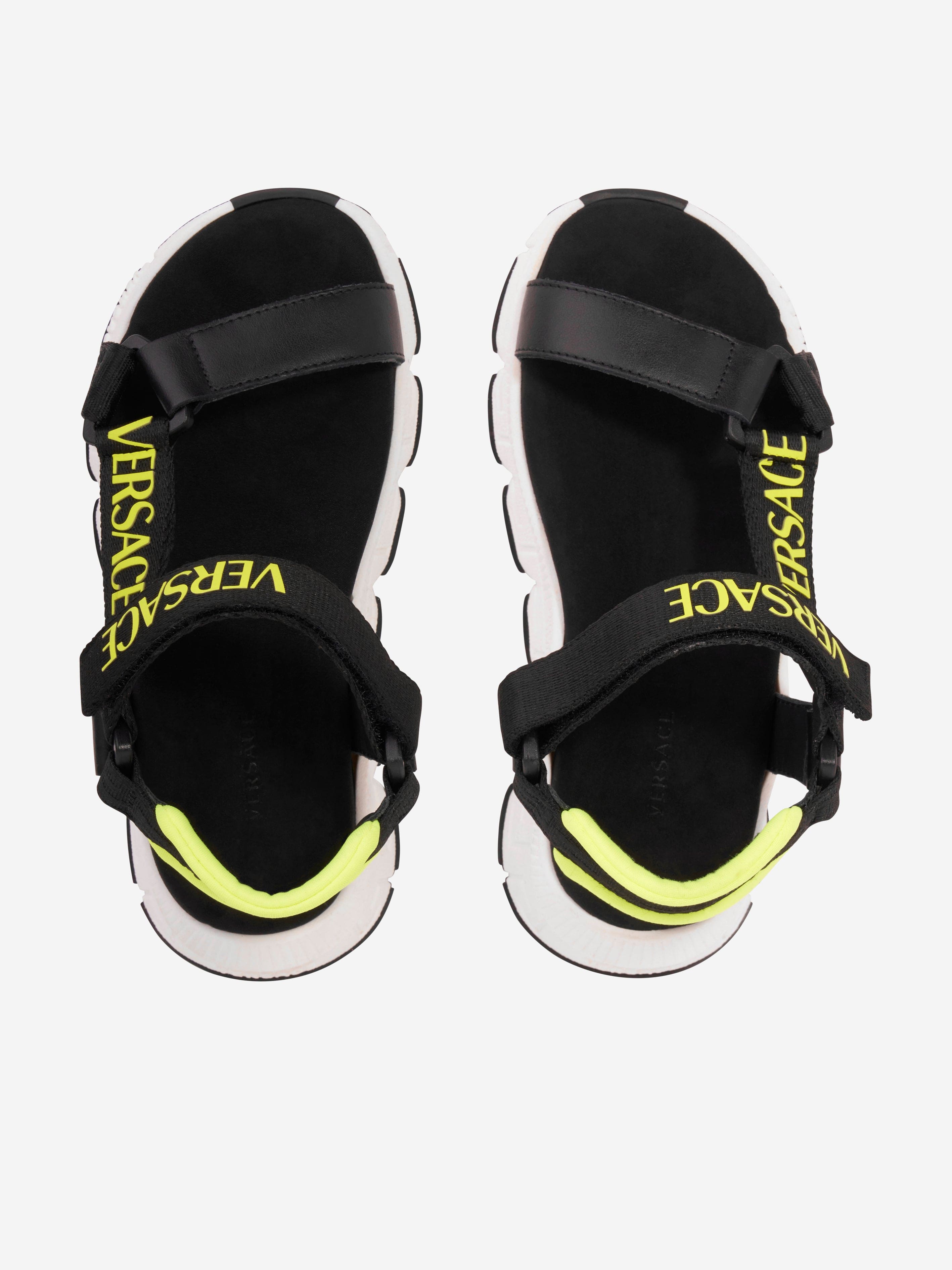 Versace logo strap sandals sales