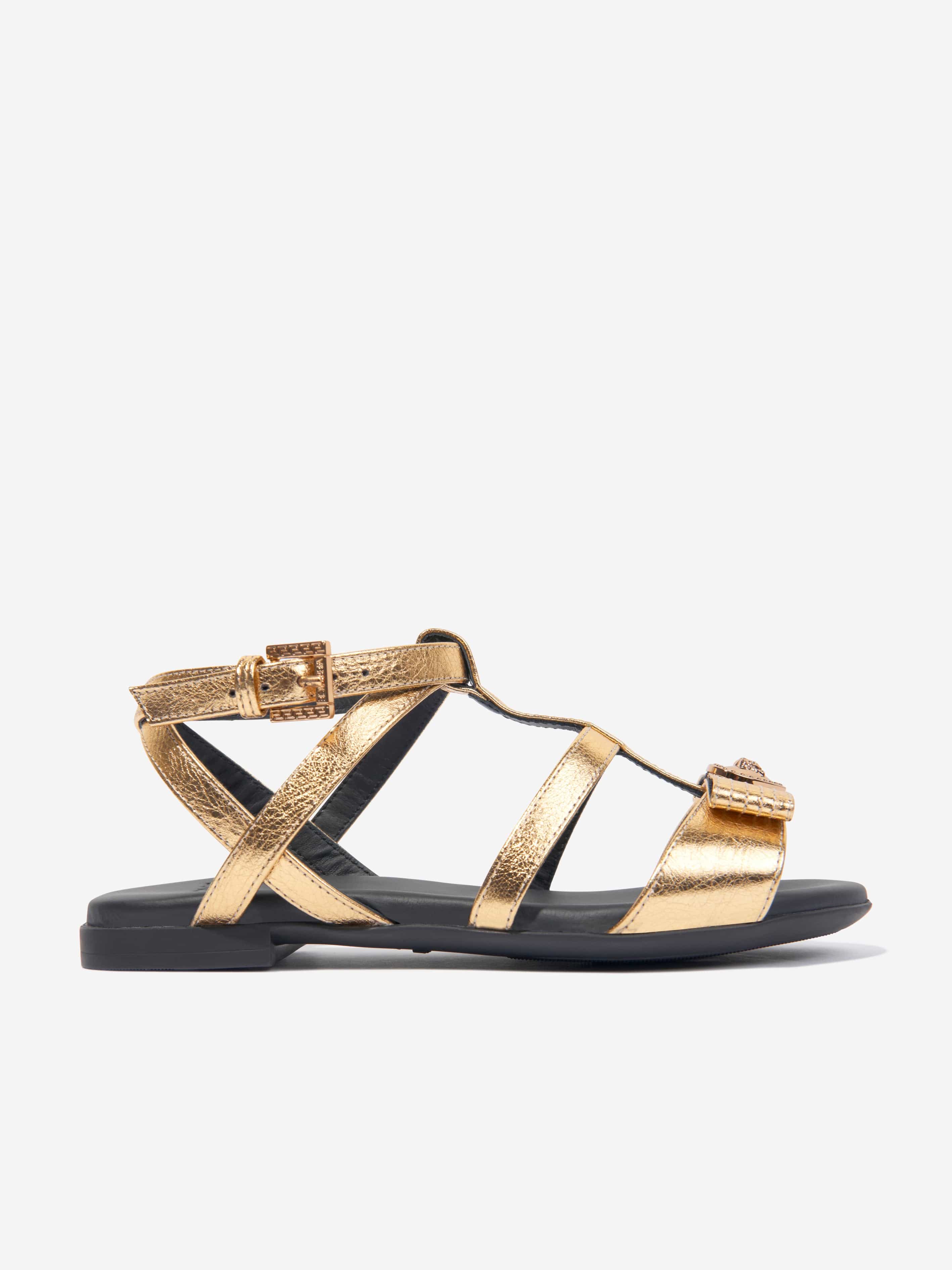 Versace gold sandals new arrivals
