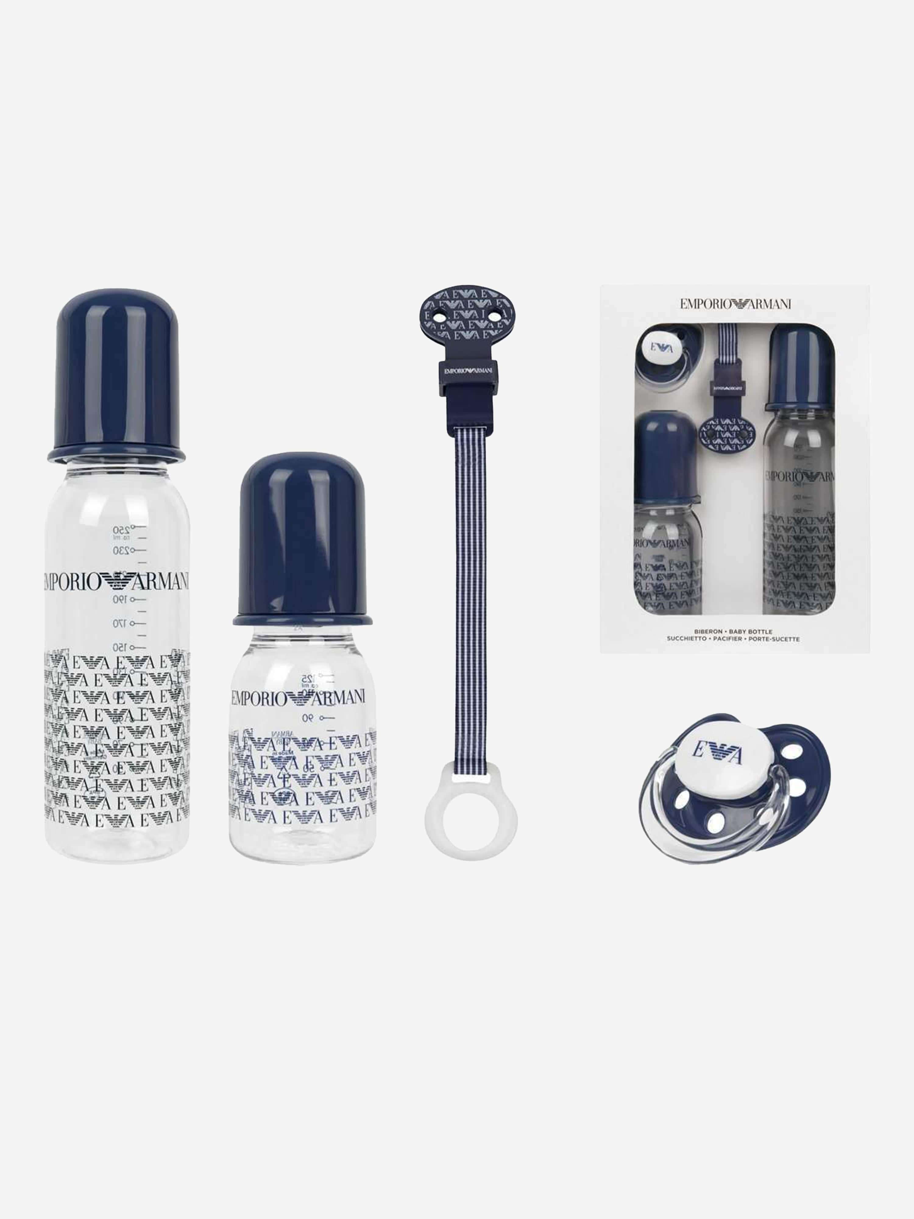 Emporio Armani Baby Boys Bottles Dummy Set Childsplay Clothing