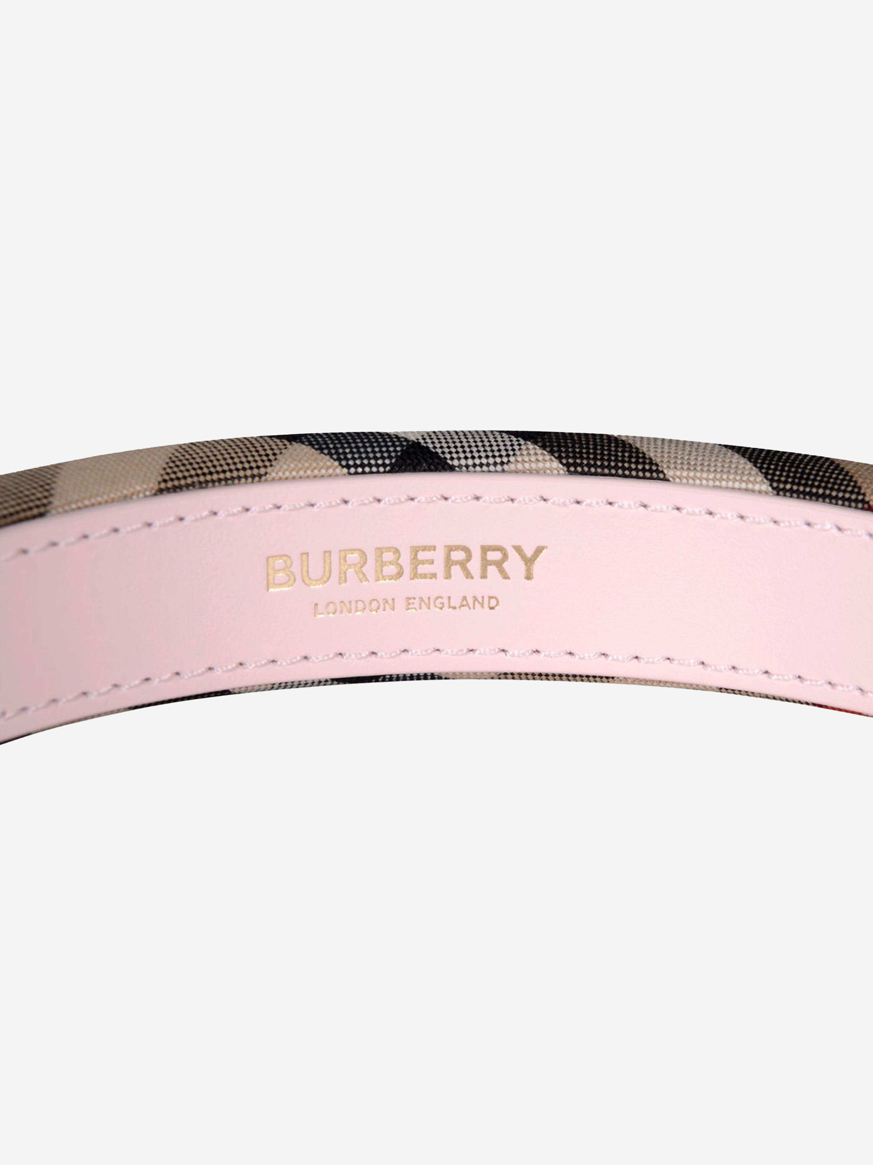 Burberry Girls Beige Archive Check Headband
