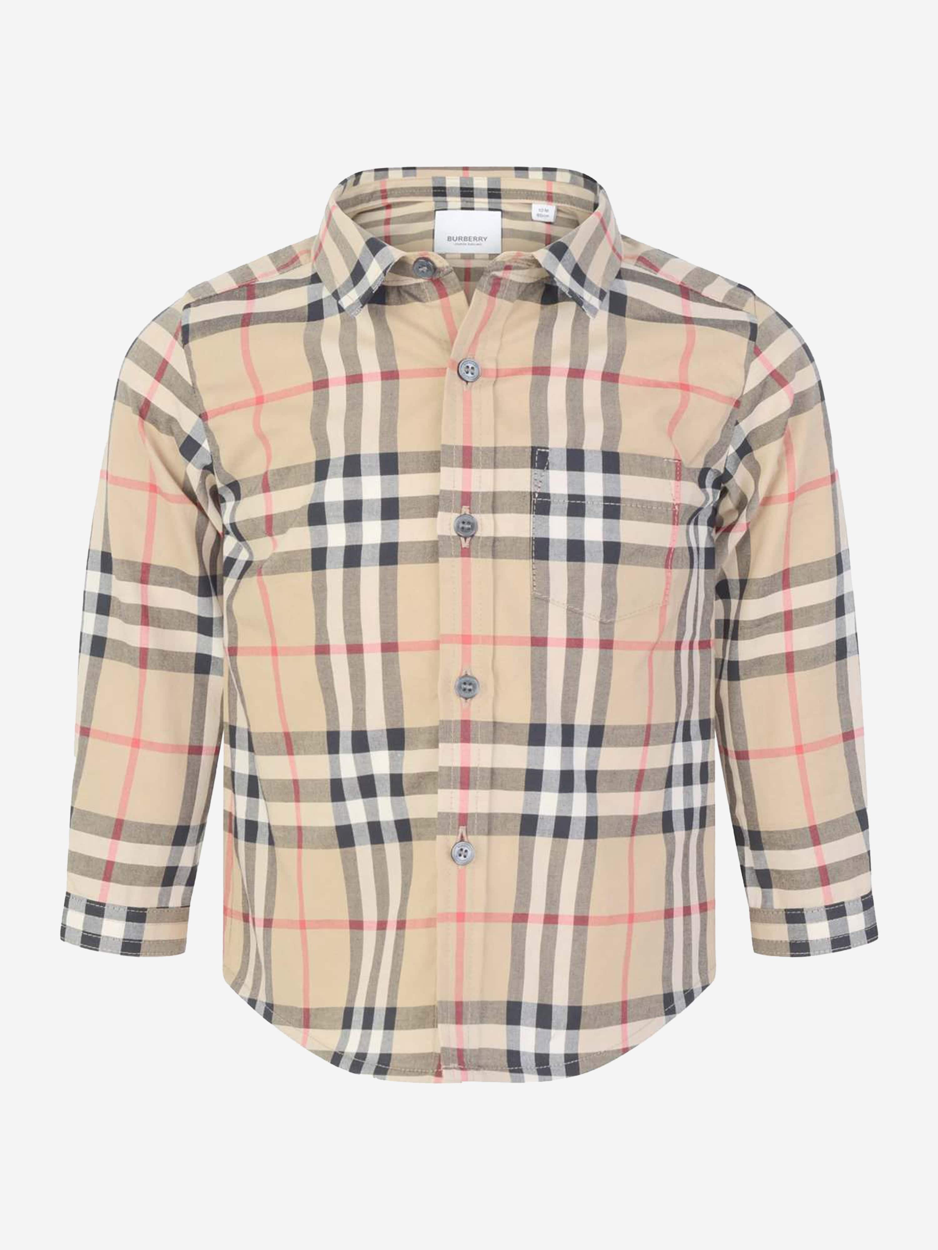 Burberry Kids Burberry Baby Boys Vintage Check Cotton Shirt Childsplay Clothing