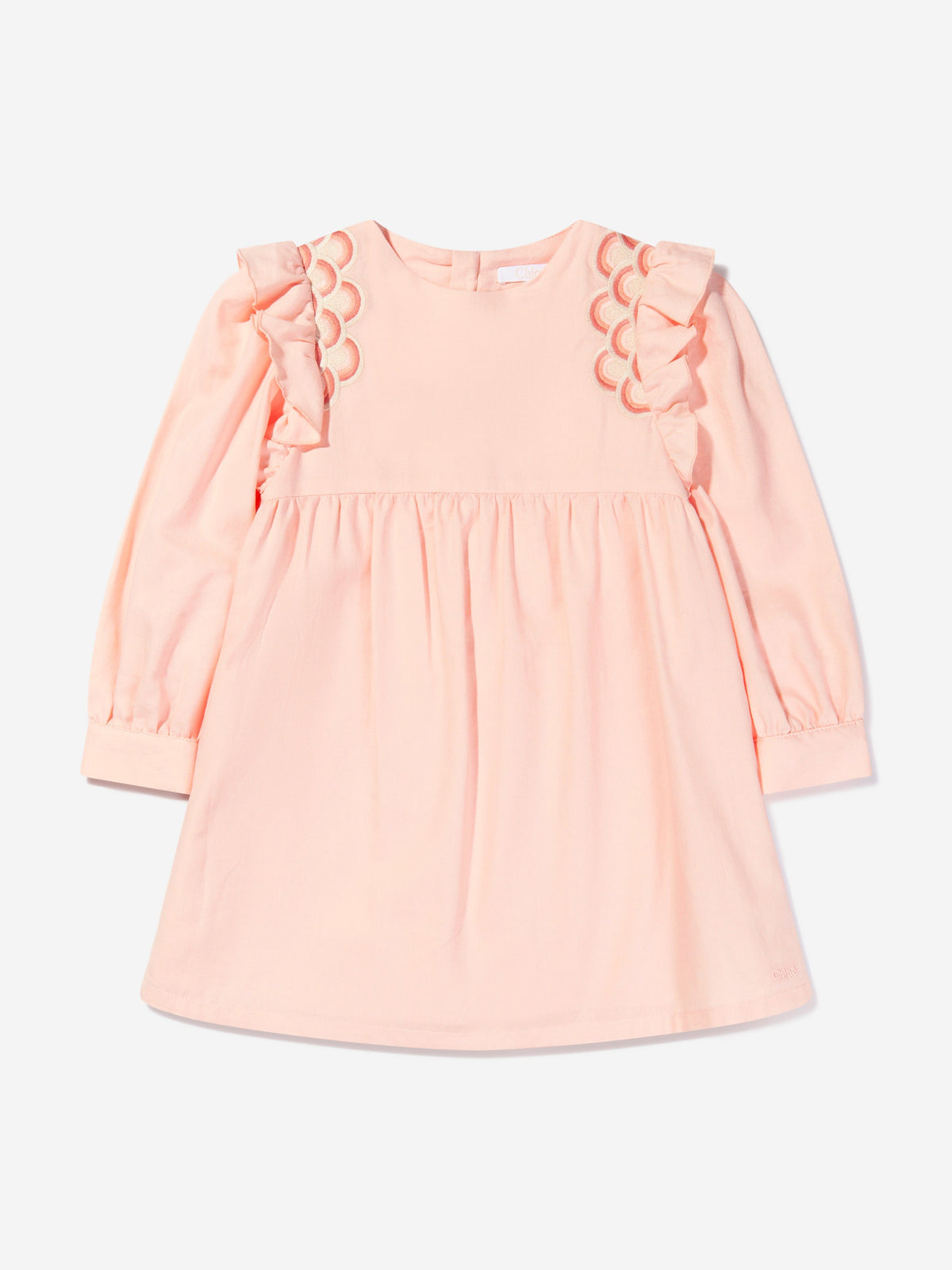 Chloé Organic Cotton Embroidered Dress