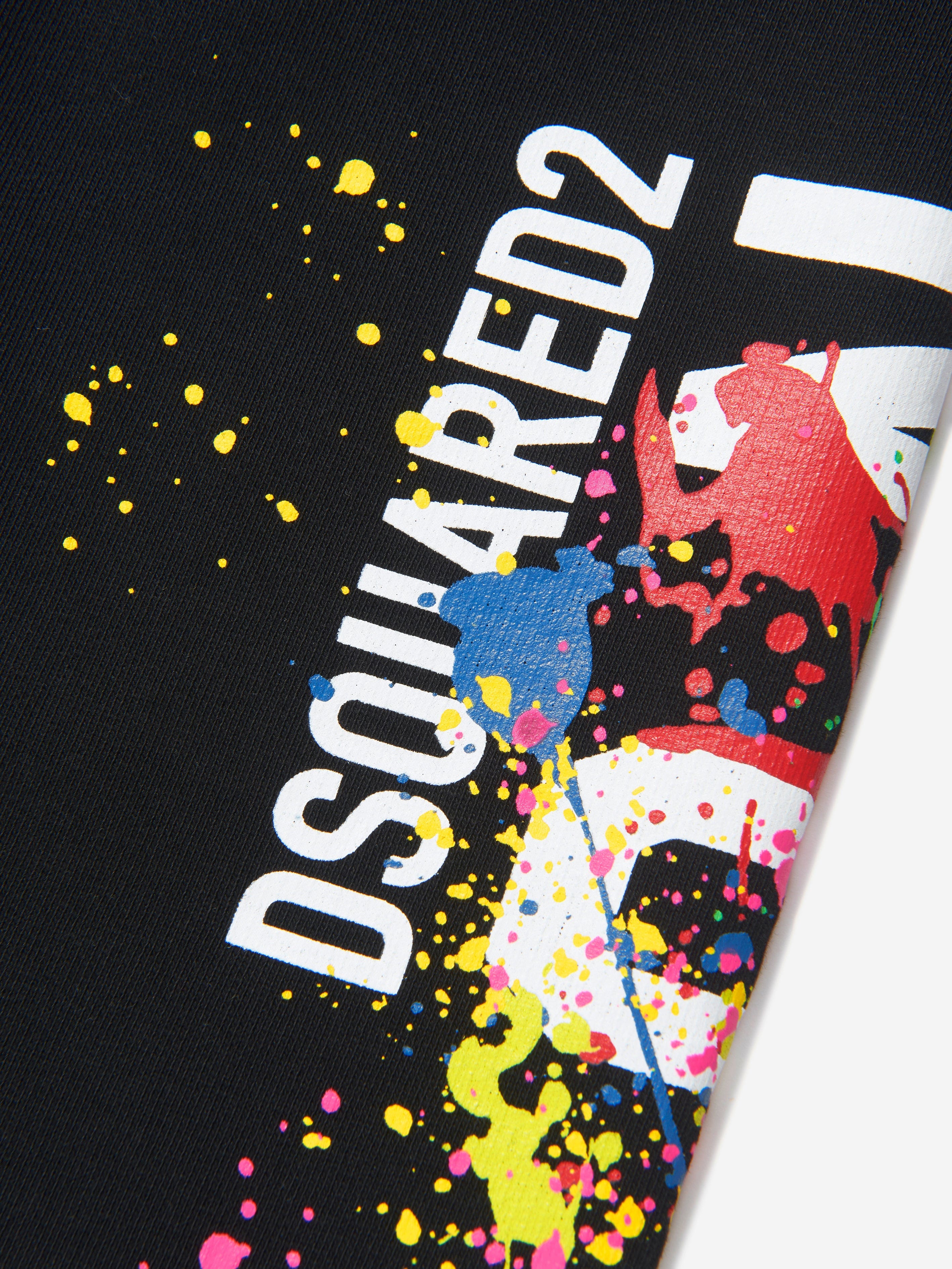 Dsquared2 Kids Kids Icon Paint Splatter Joggers Childsplay Clothing