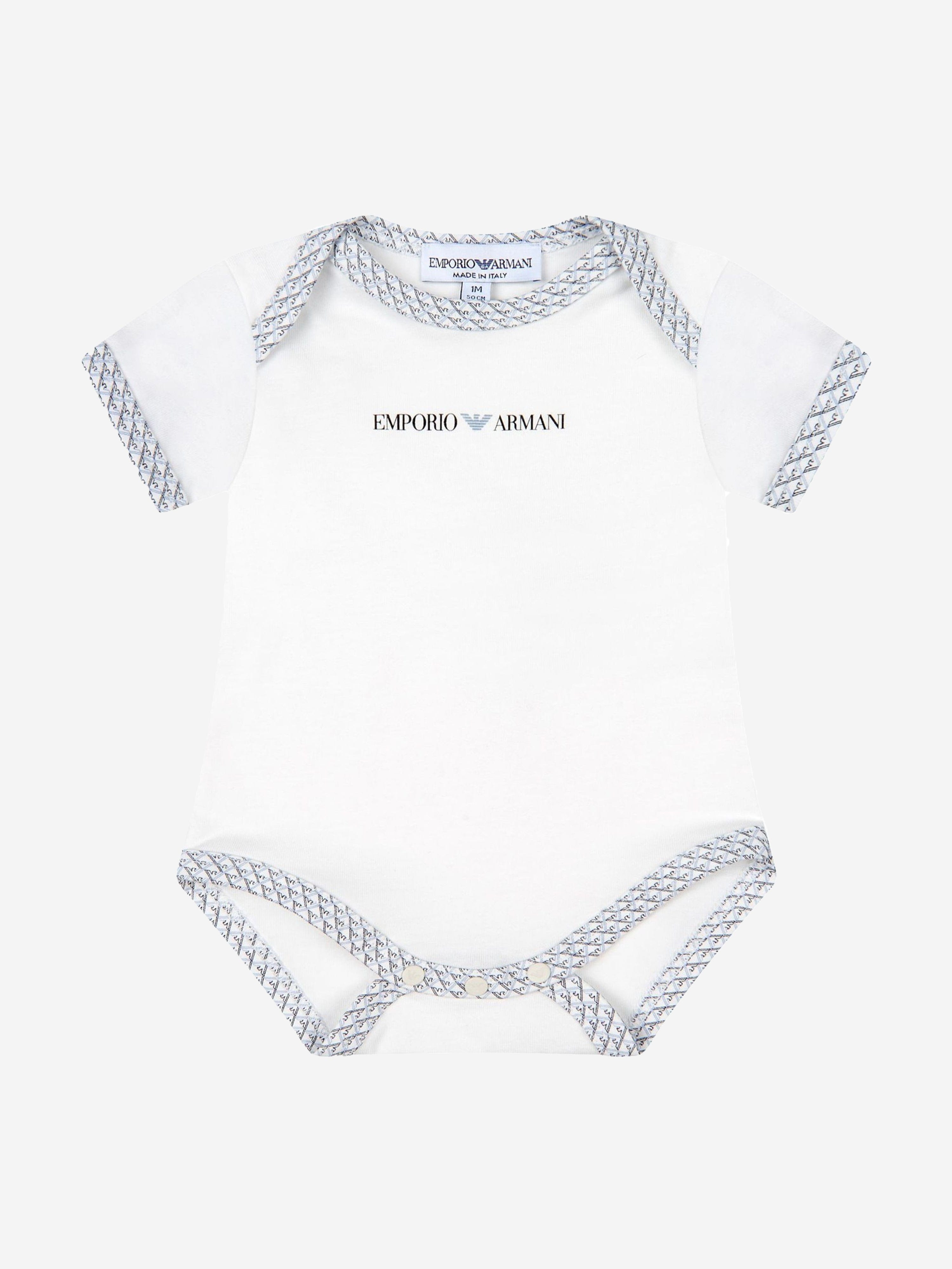 Armani store baby onesie