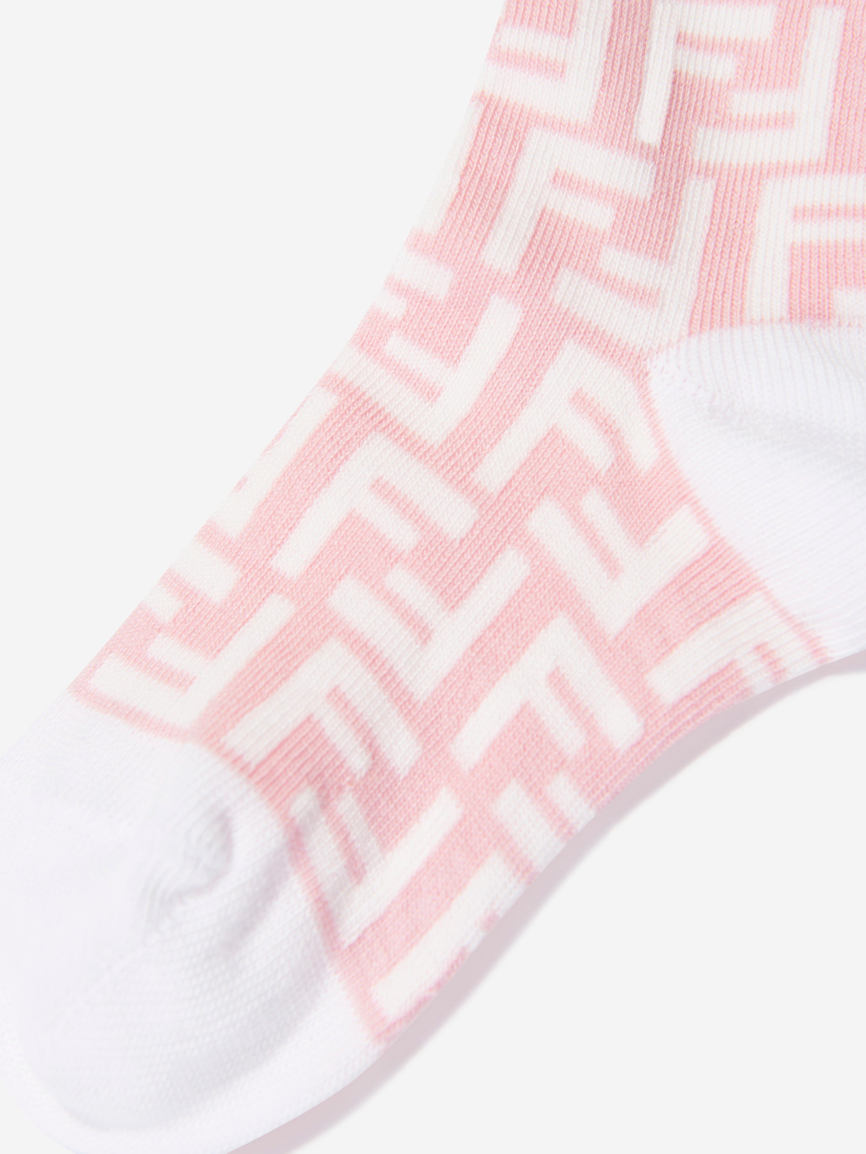 Pink fendi socks on sale
