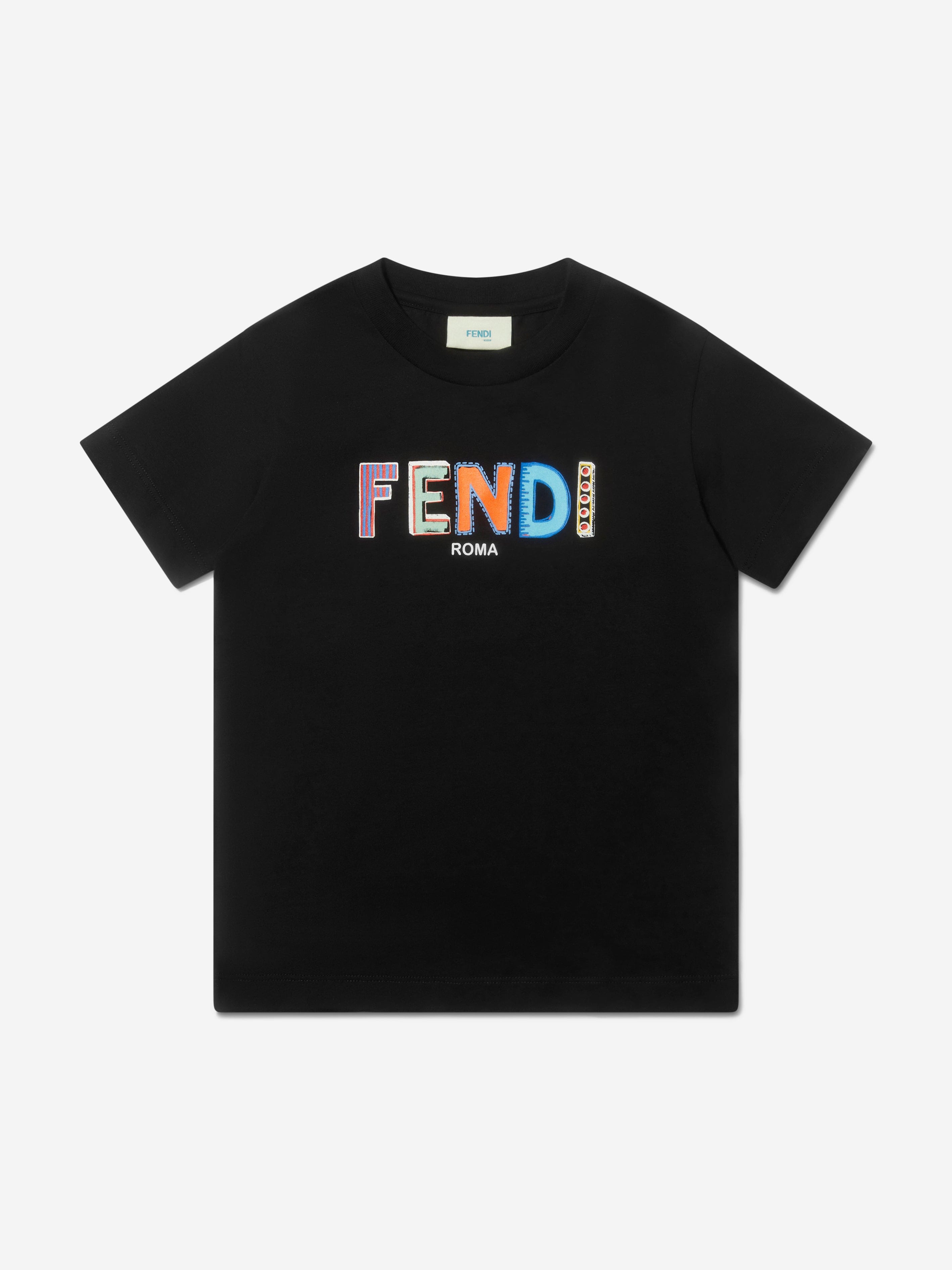 Fendi shirt colorful letters hotsell