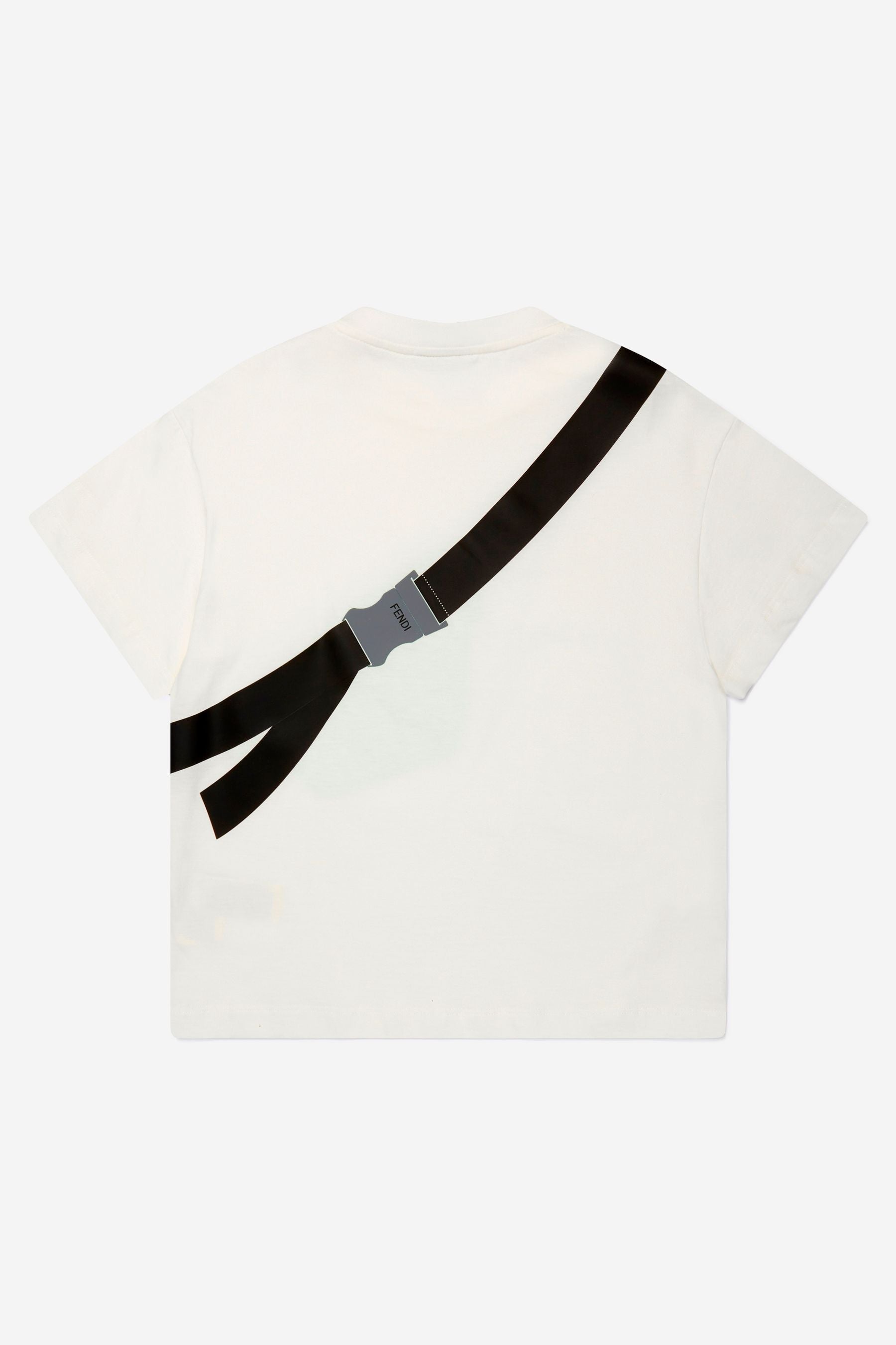 Boys Cotton Belt Bag Print T Shirt