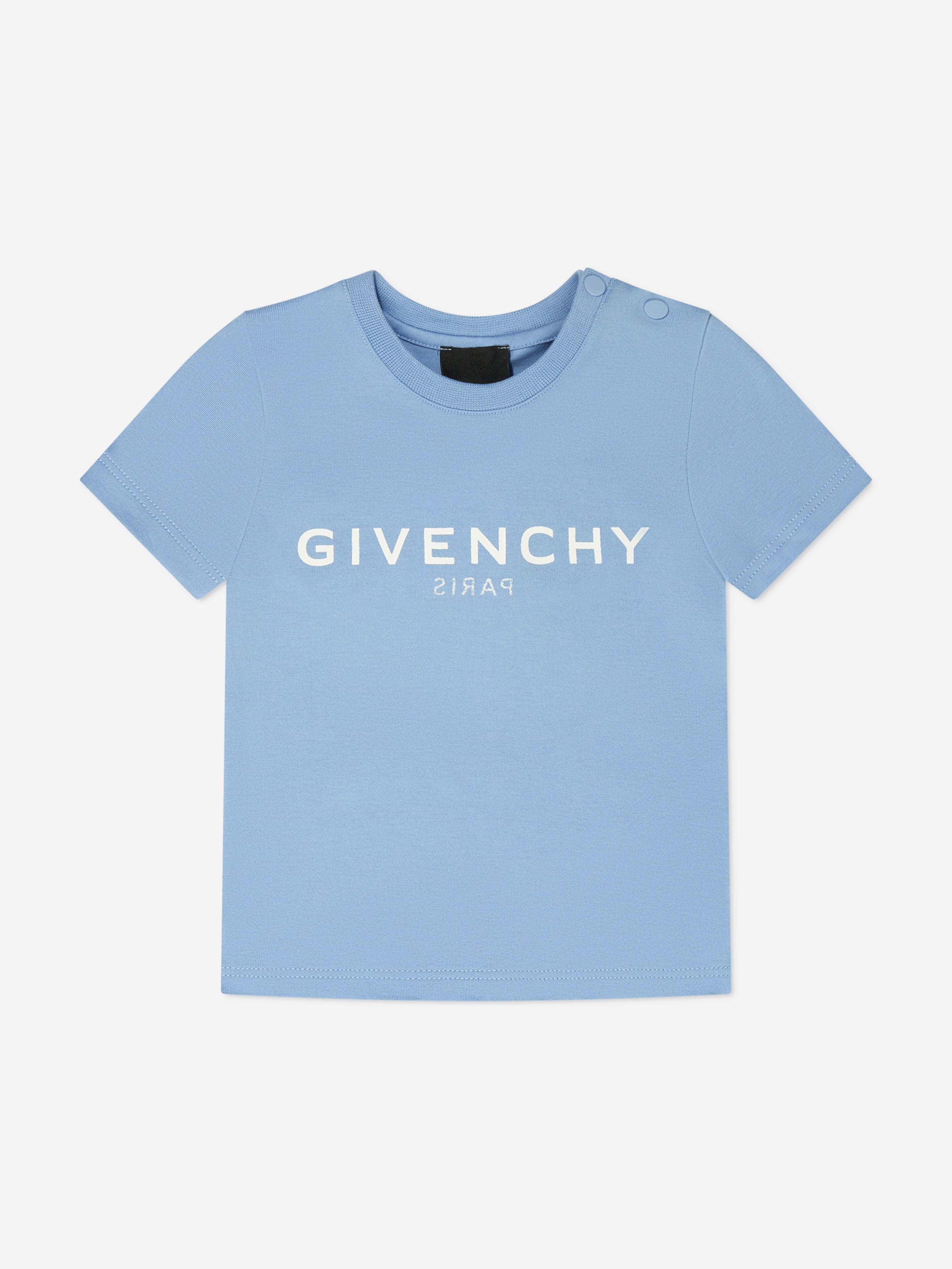 Givenchy t shirt baby blue 2025