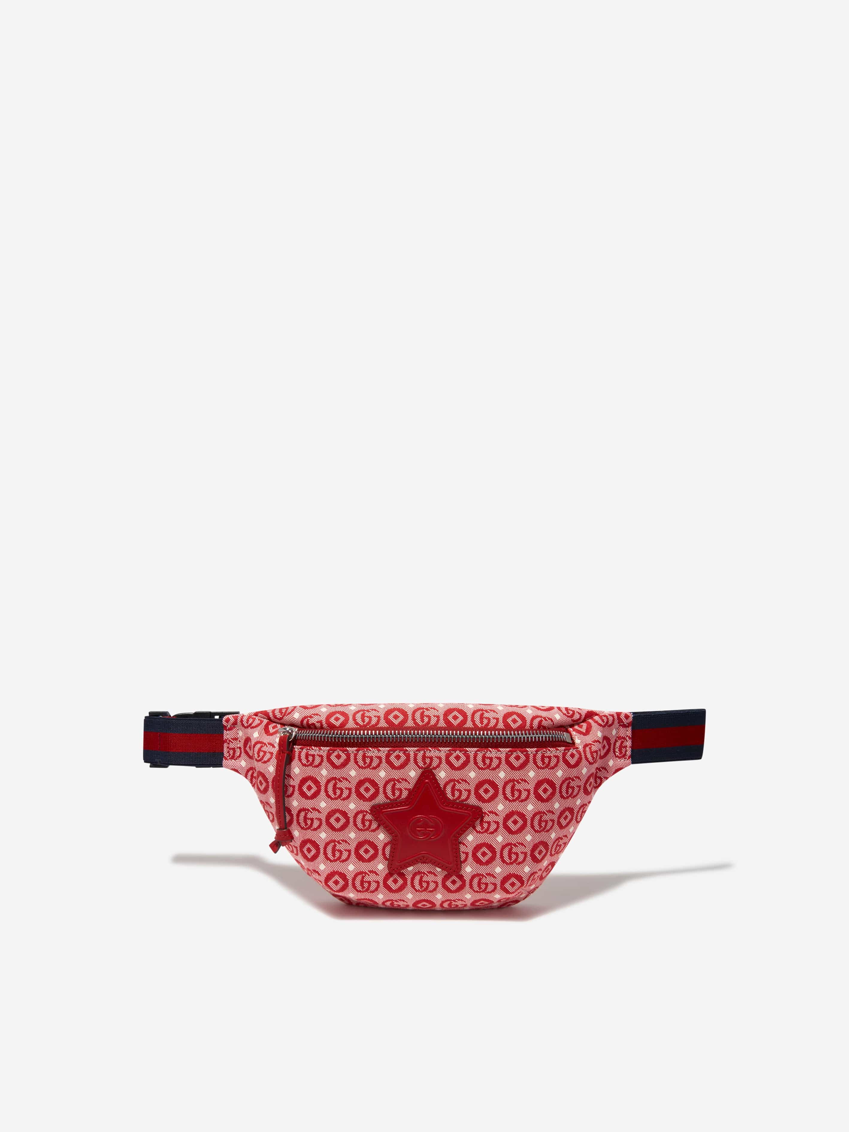 Gucci Kids GG Star Belt Bag in Red