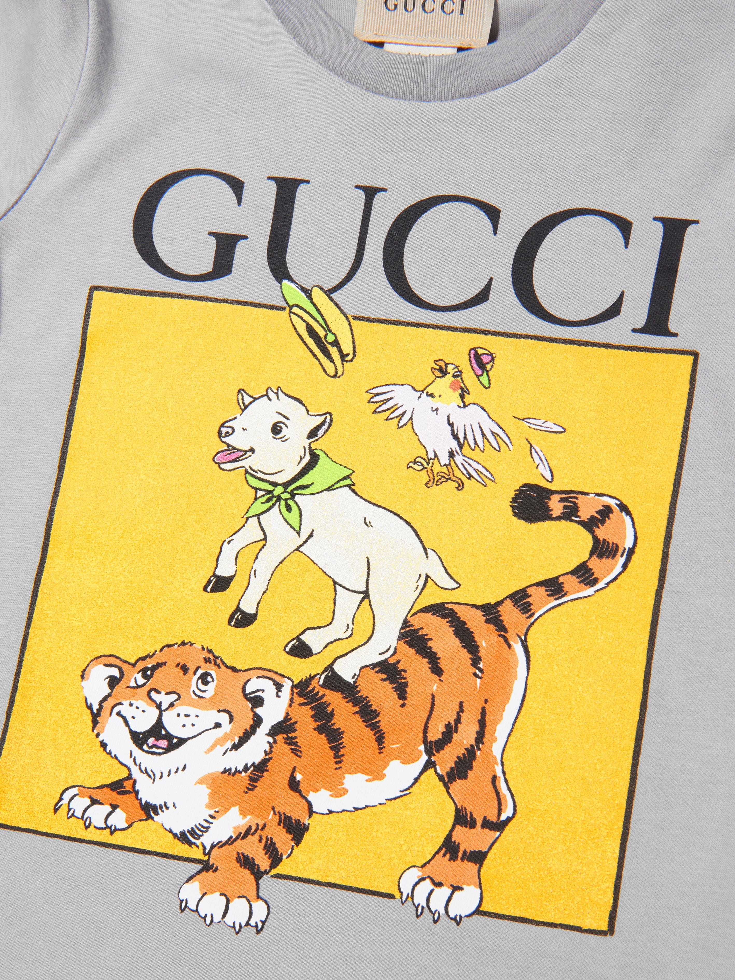 Gucci t sales shirt tiger print