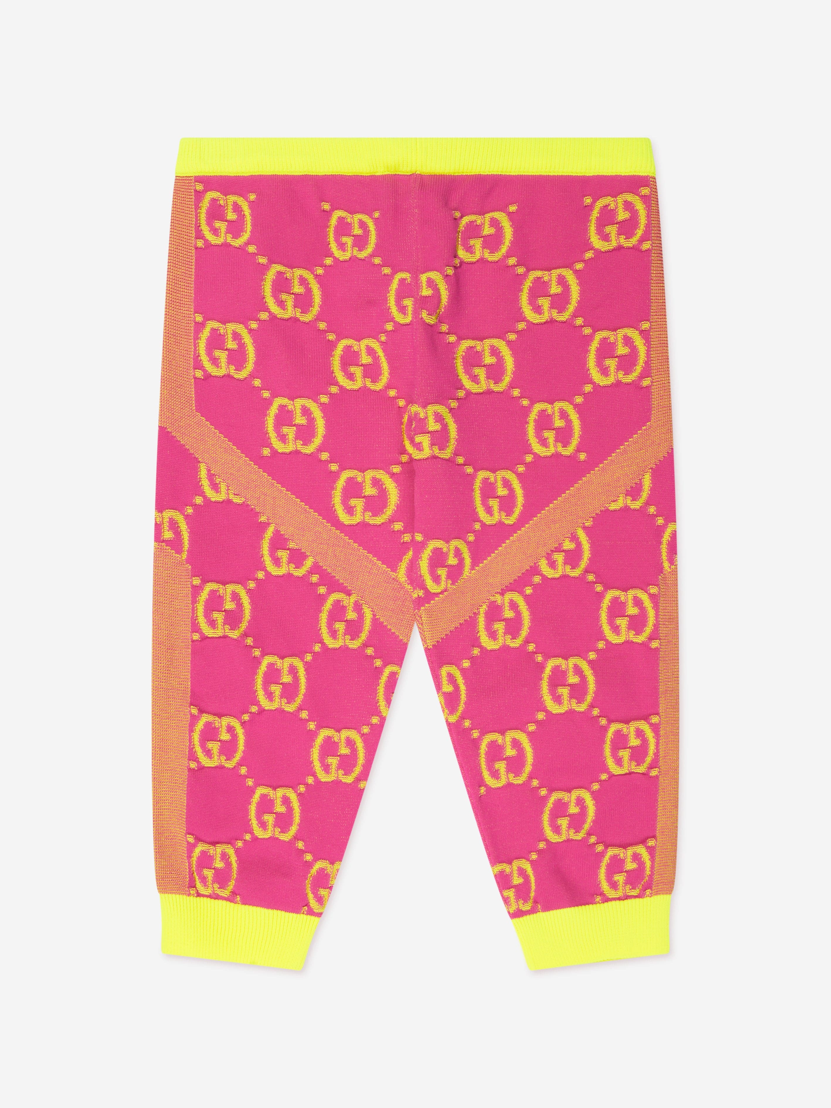 Baby Girls GG Leggings in Pink