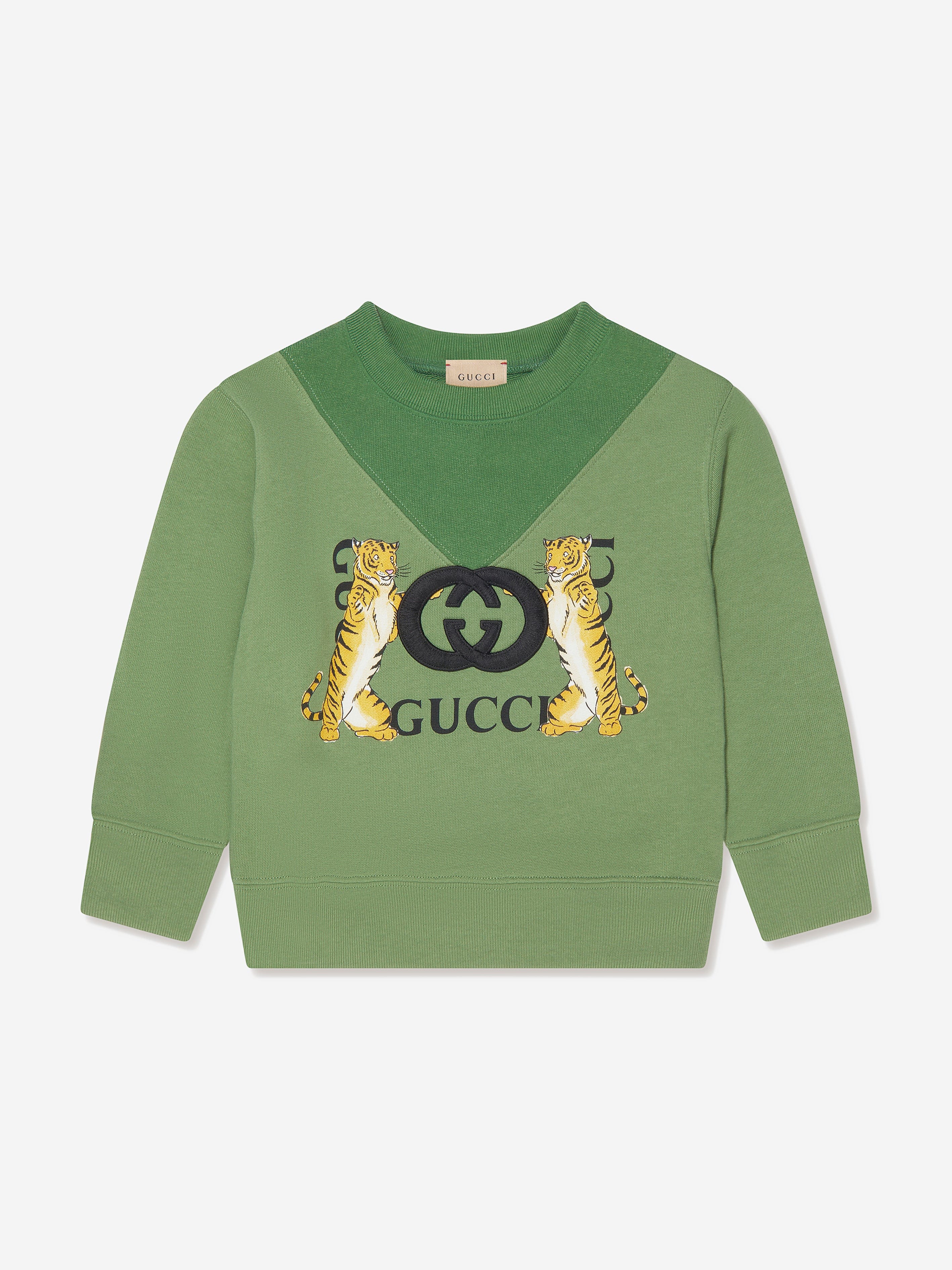 Children's sweatshirt with gucci logo clearance