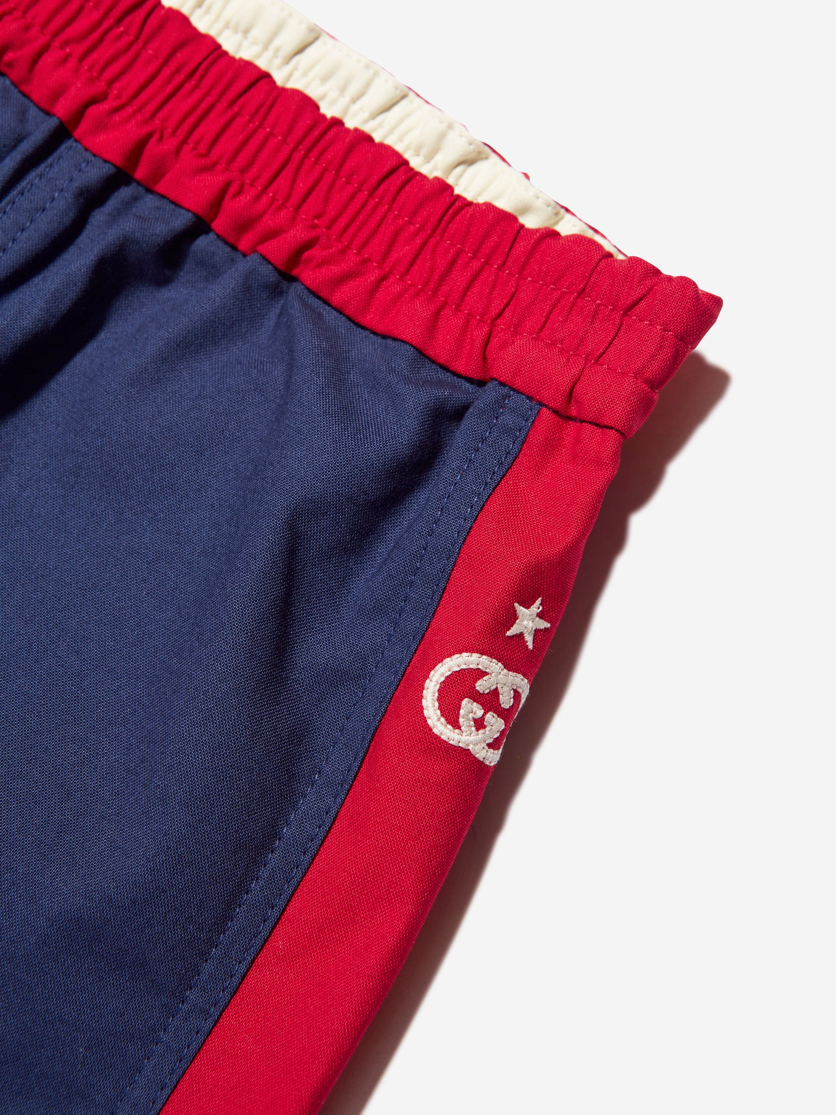 Gucci Baby Boys Logo Joggers in Navy Childsplay Clothing