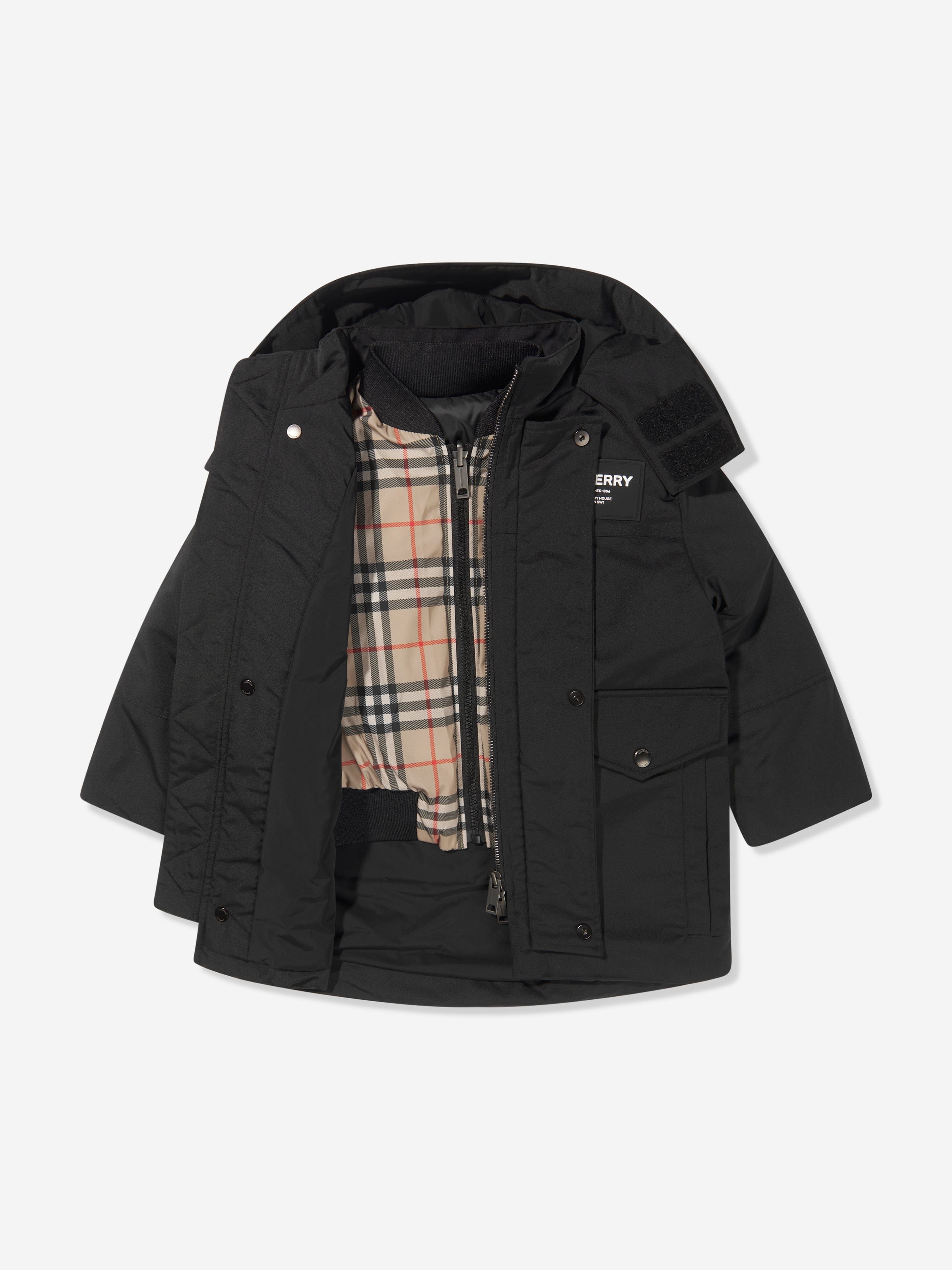 Burberry top boys coat