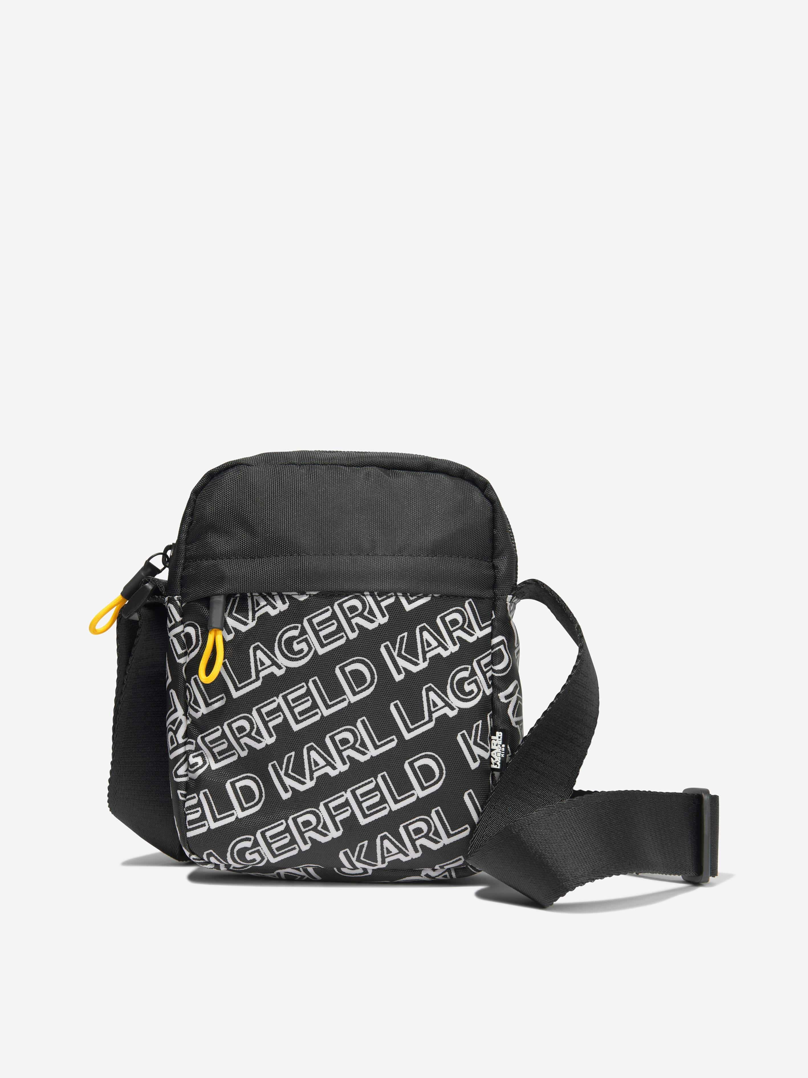 Karl Lagerfeld Kids Logo Pouch Bag in Black Childsplay Clothing