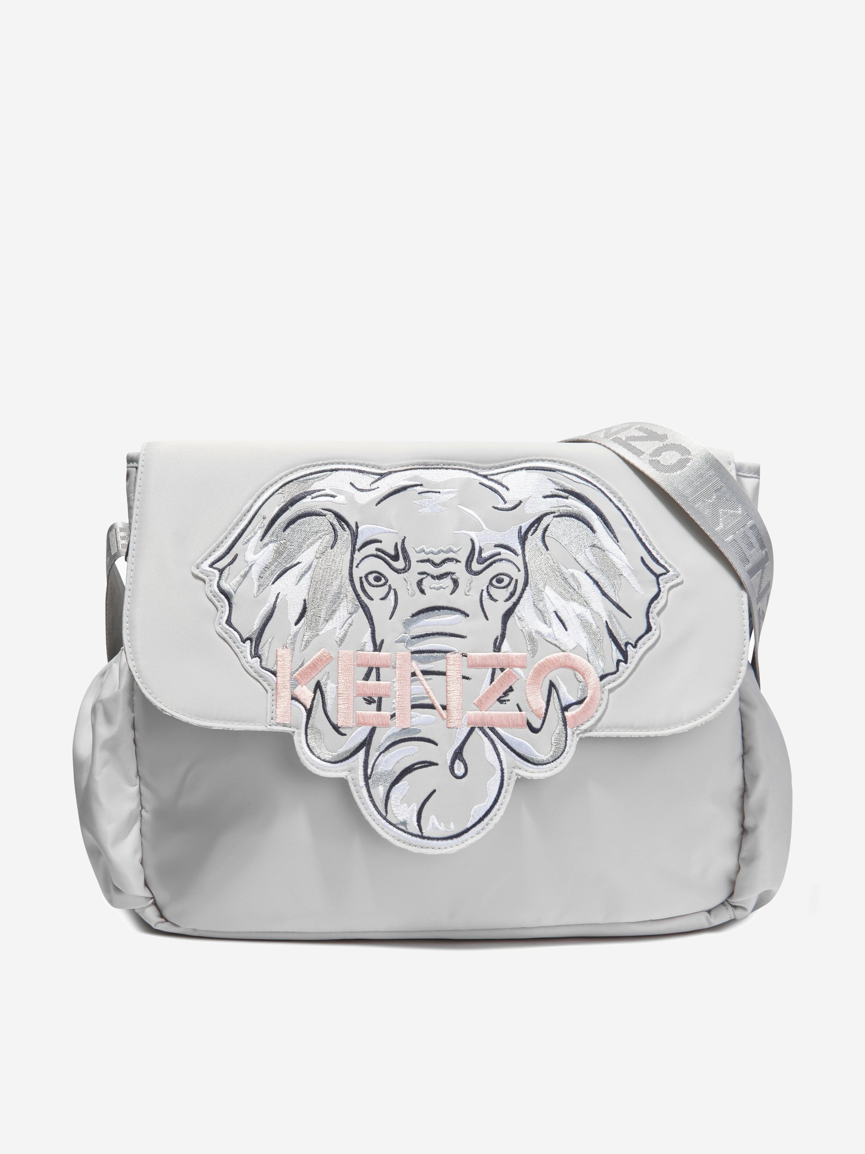 KENZO KIDS Baby Elephant Changing Bag in Grey Childsplay Clothing