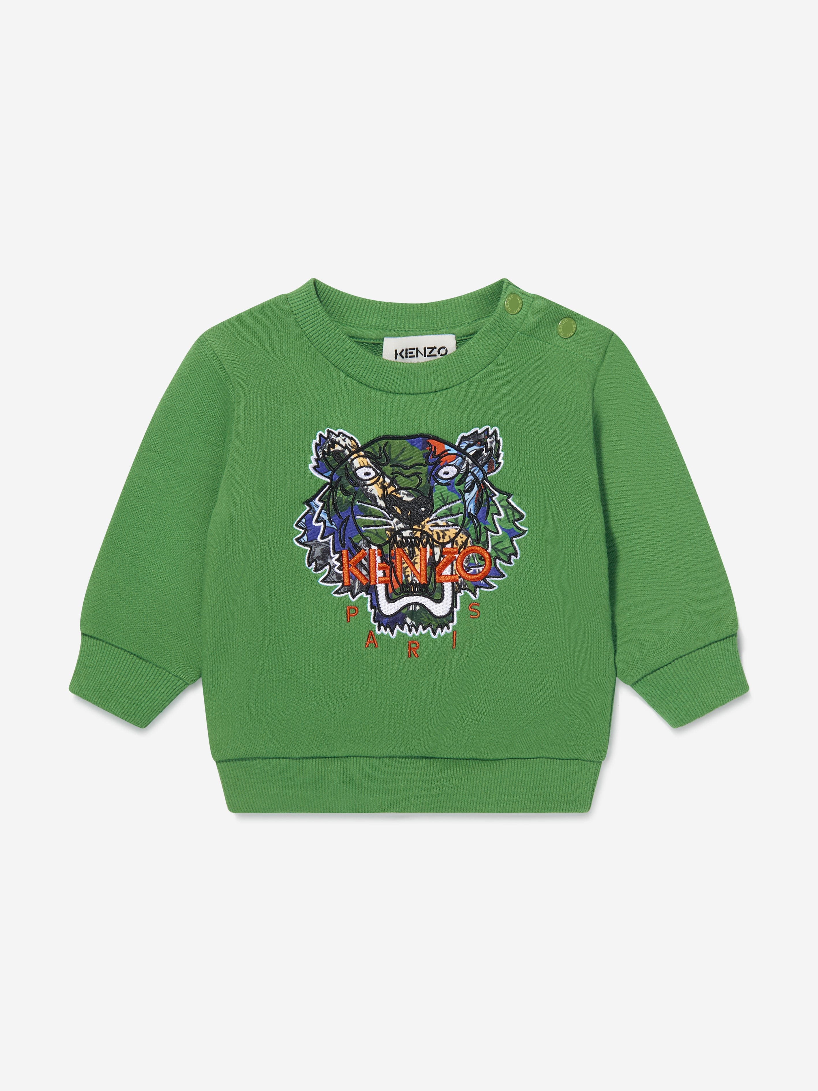 Baby Boys Embroidered Tiger Sweatshirt
