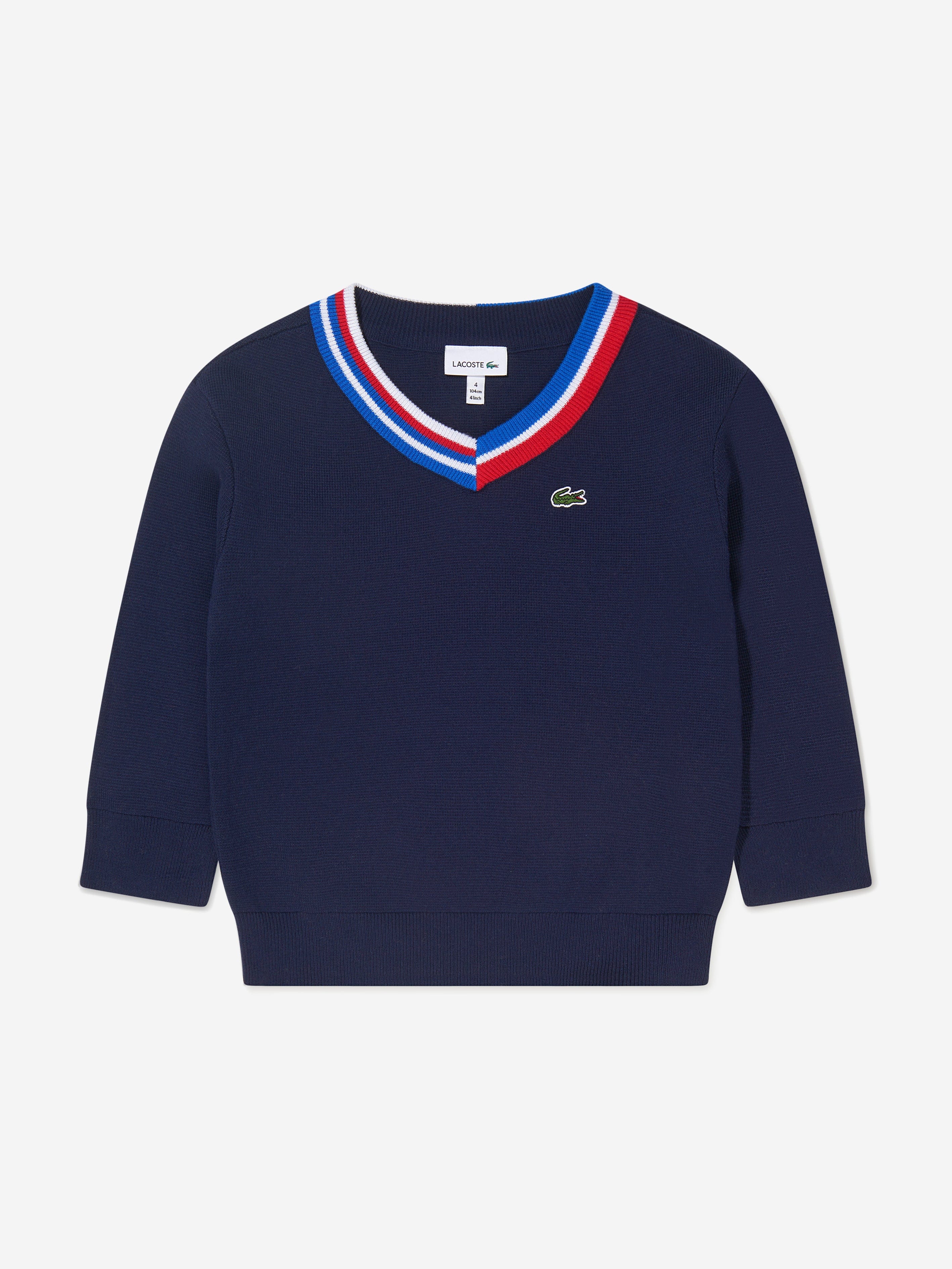 Boys V Neck Logo Sweatshirt