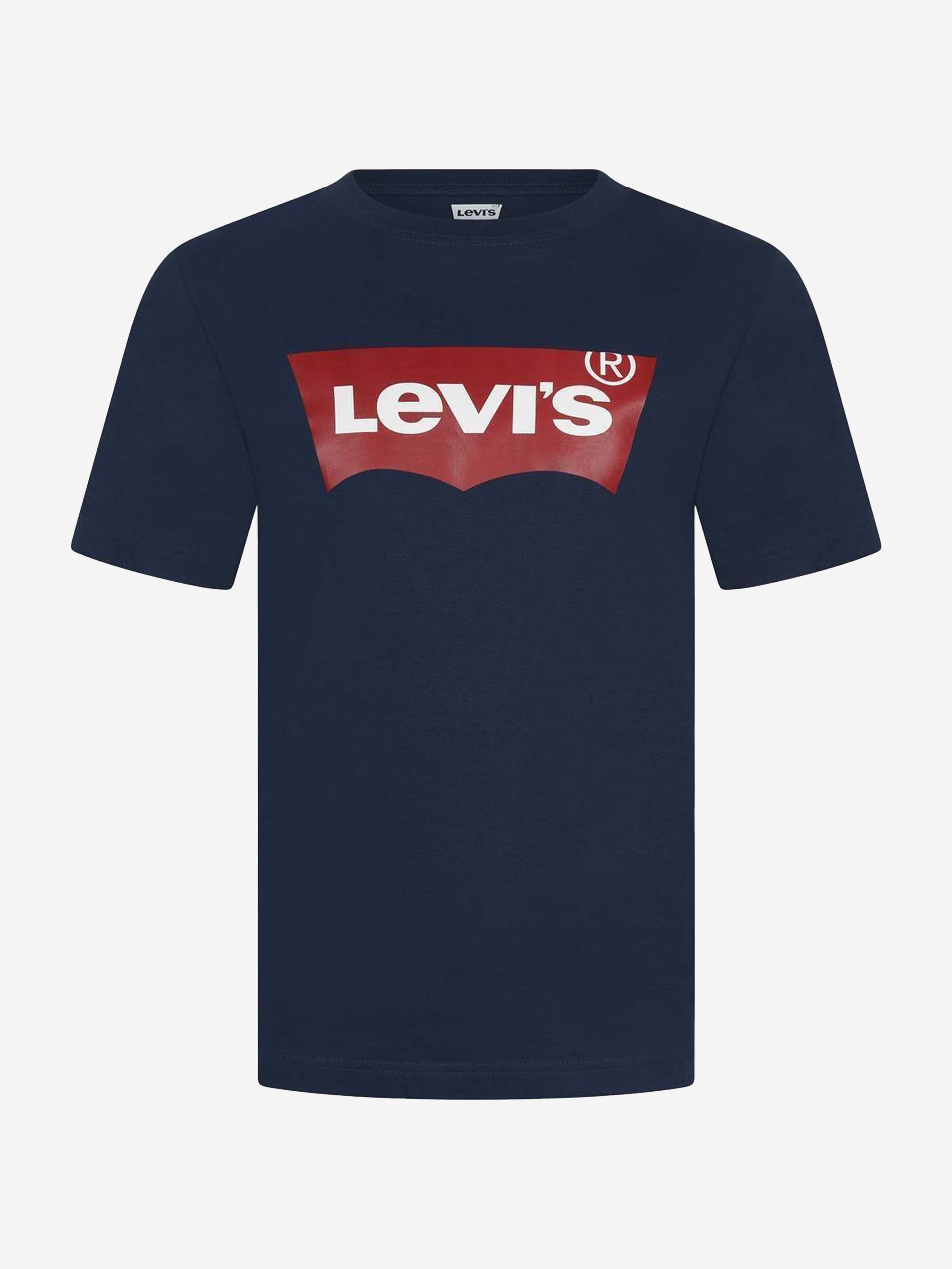 Levi's Boys Cotton Short Sleeve Batwing Logo T-Shirt