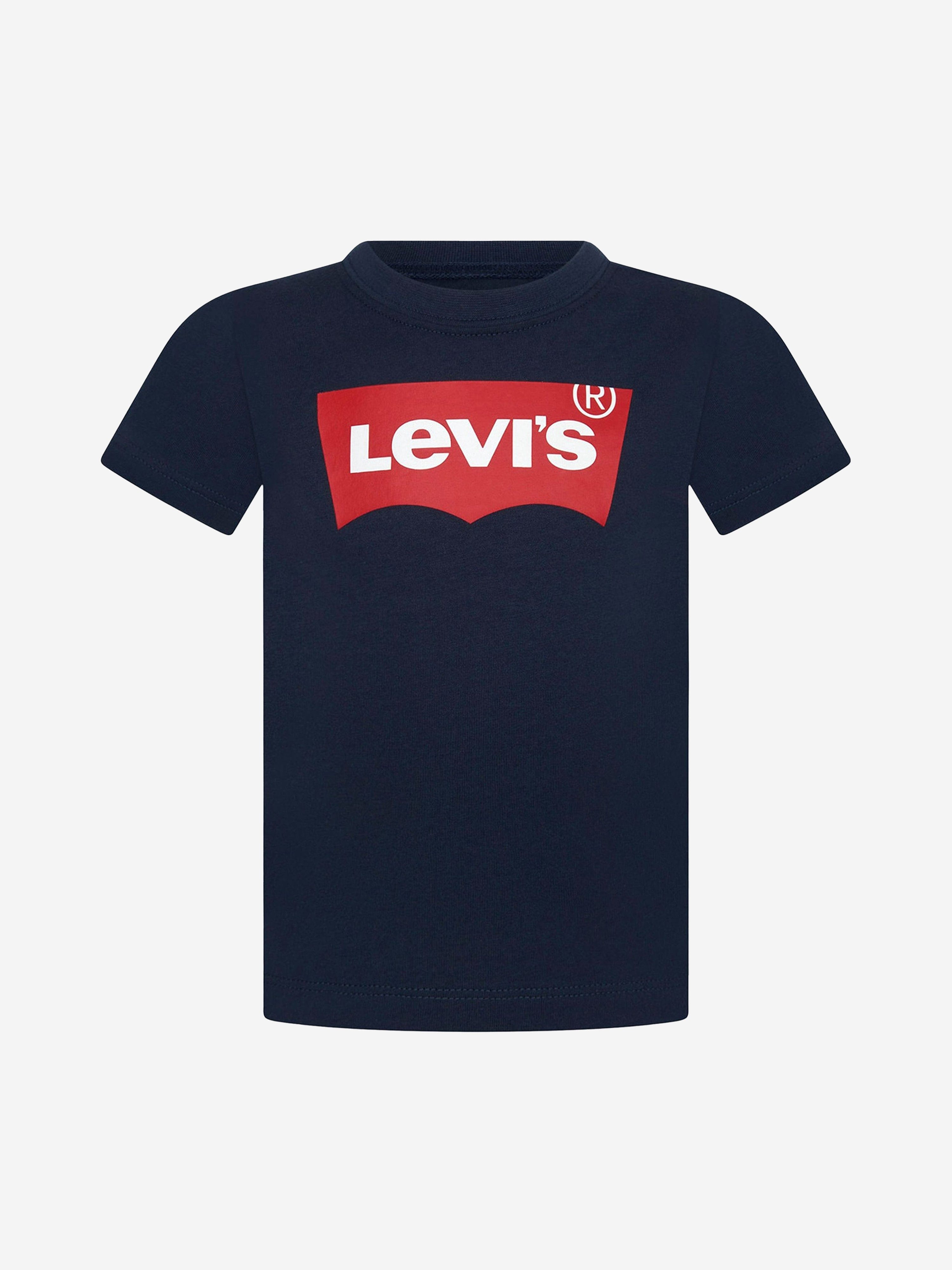 Levi's Baby Boys Cotton Short Sleeve Batwing Logo T-Shirt