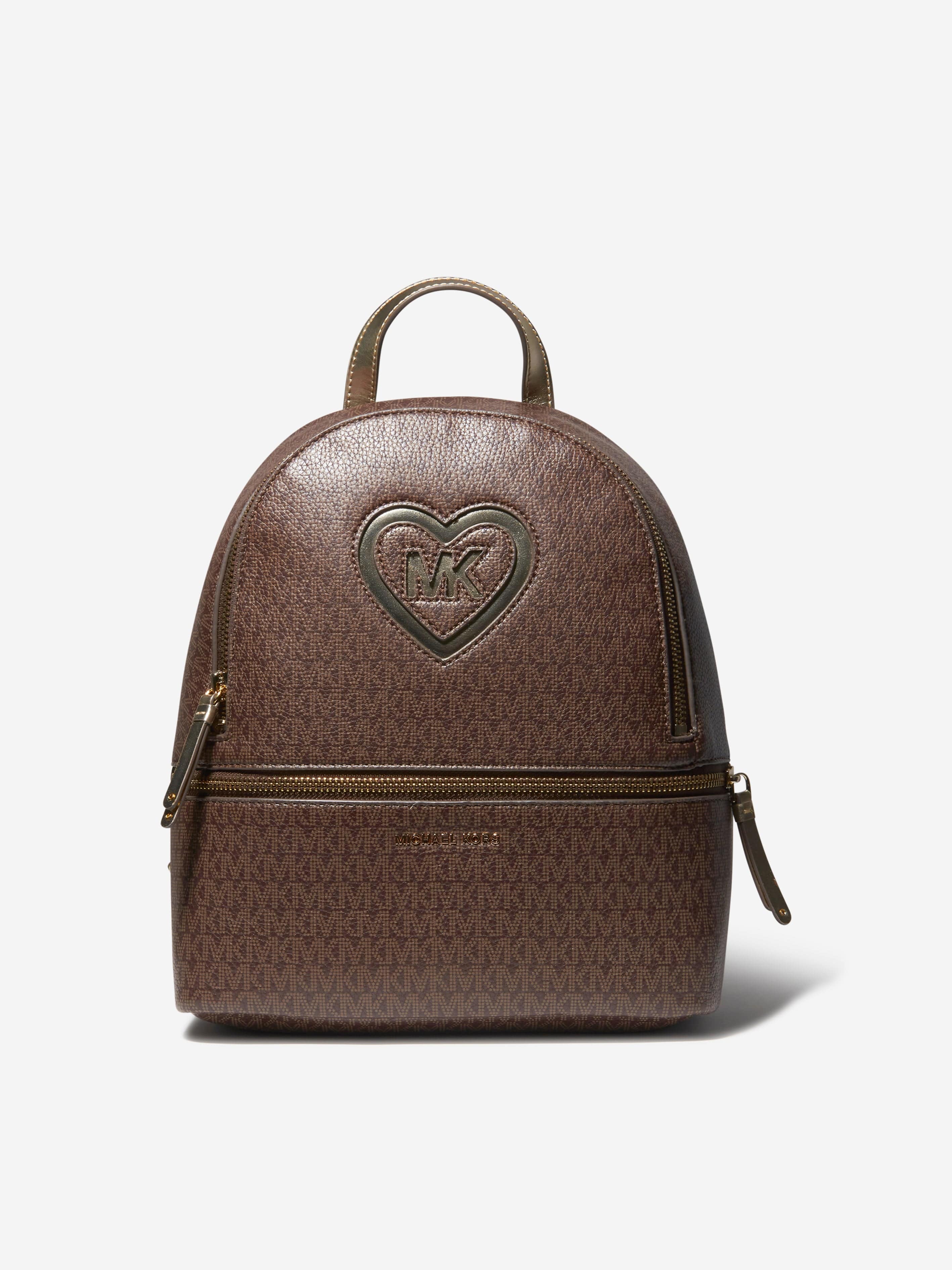 Michael kors backpack store mk logo