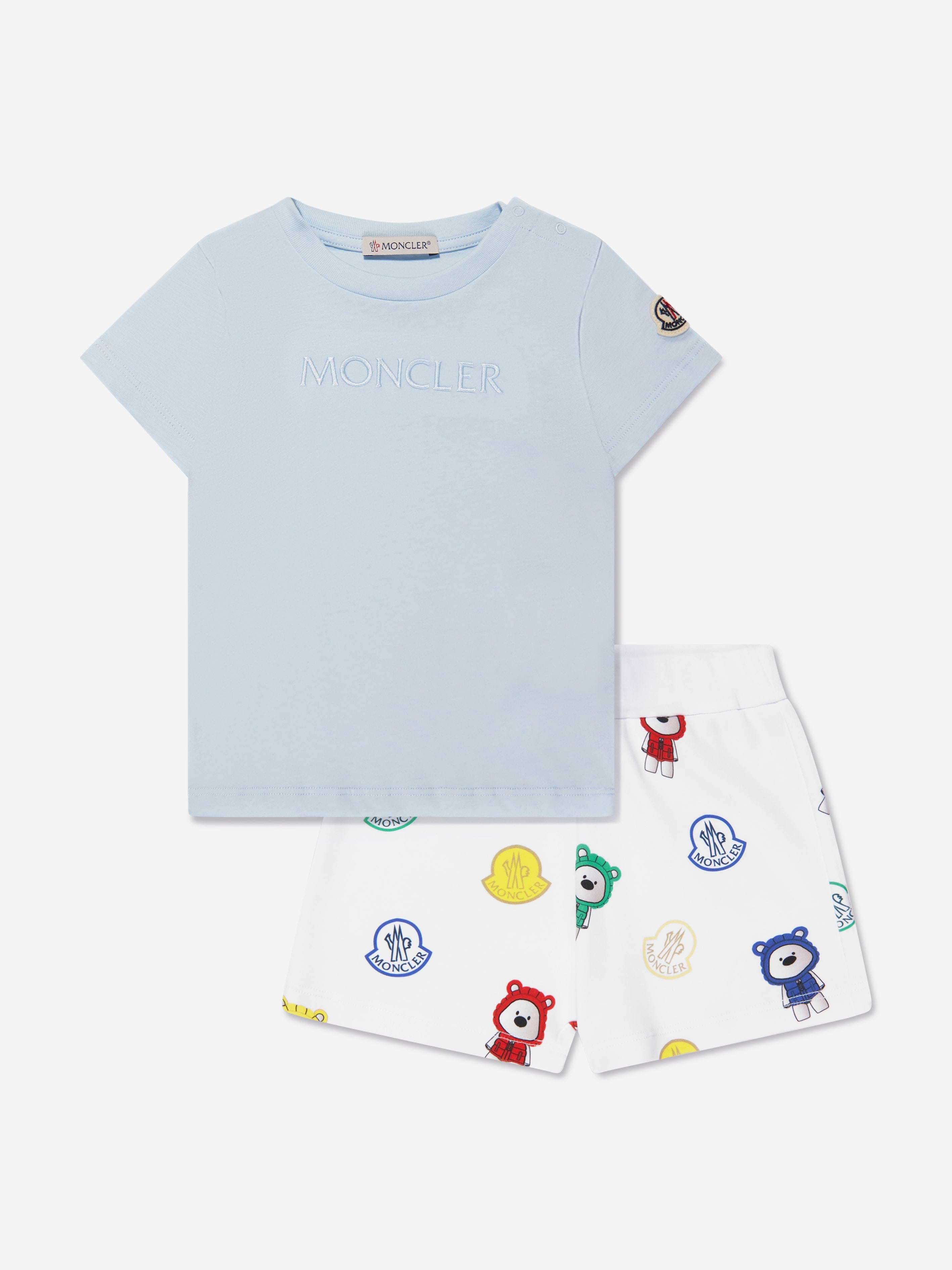 Moncler baby shorts set hot sale