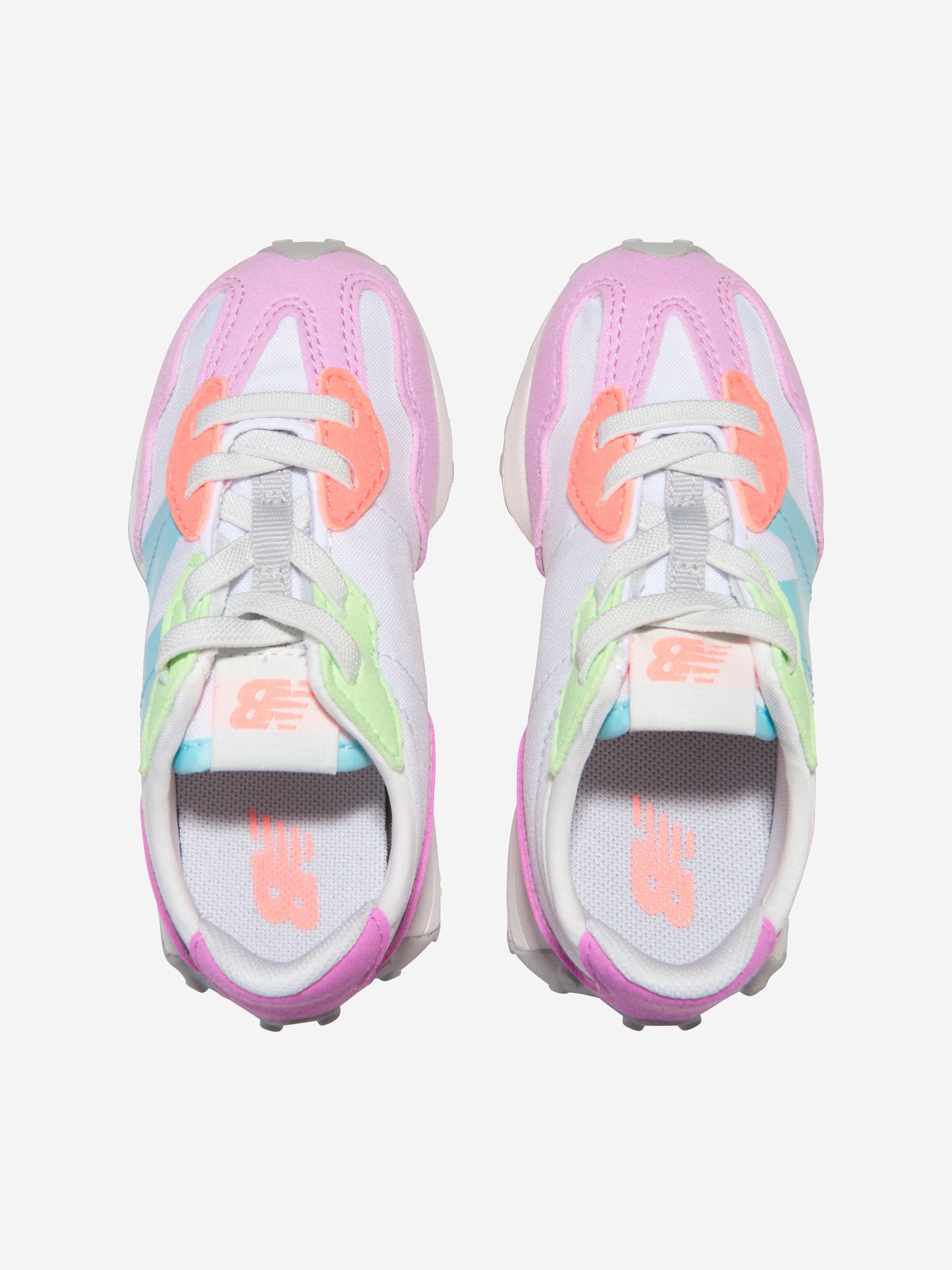 New Balance Girls 327 Logo Trainers in Multicolour Childsplay Clothing