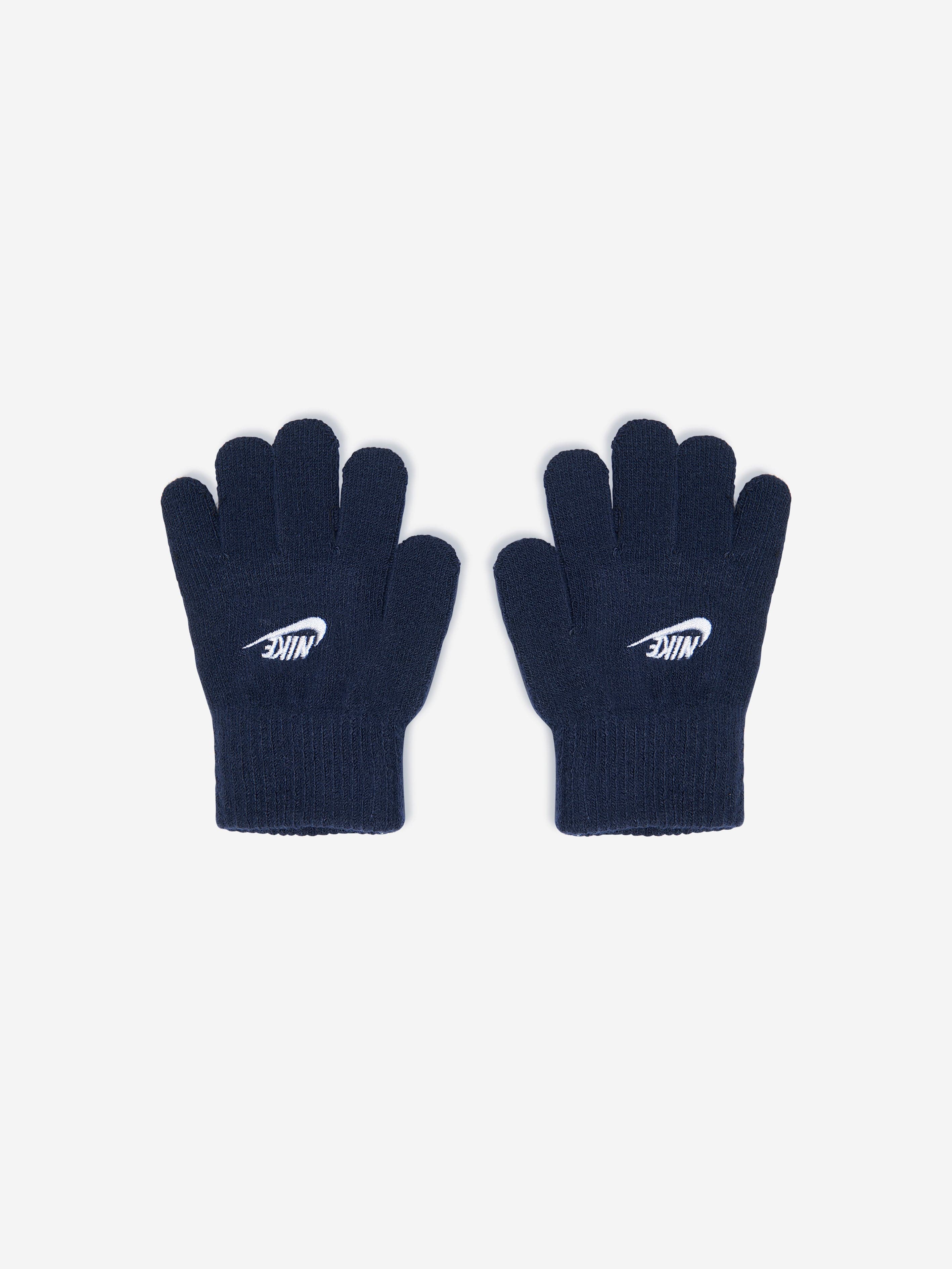 Nike Nike Boys Futura Beanie Hat And Gloves Set in Navy Childsplay Clothing
