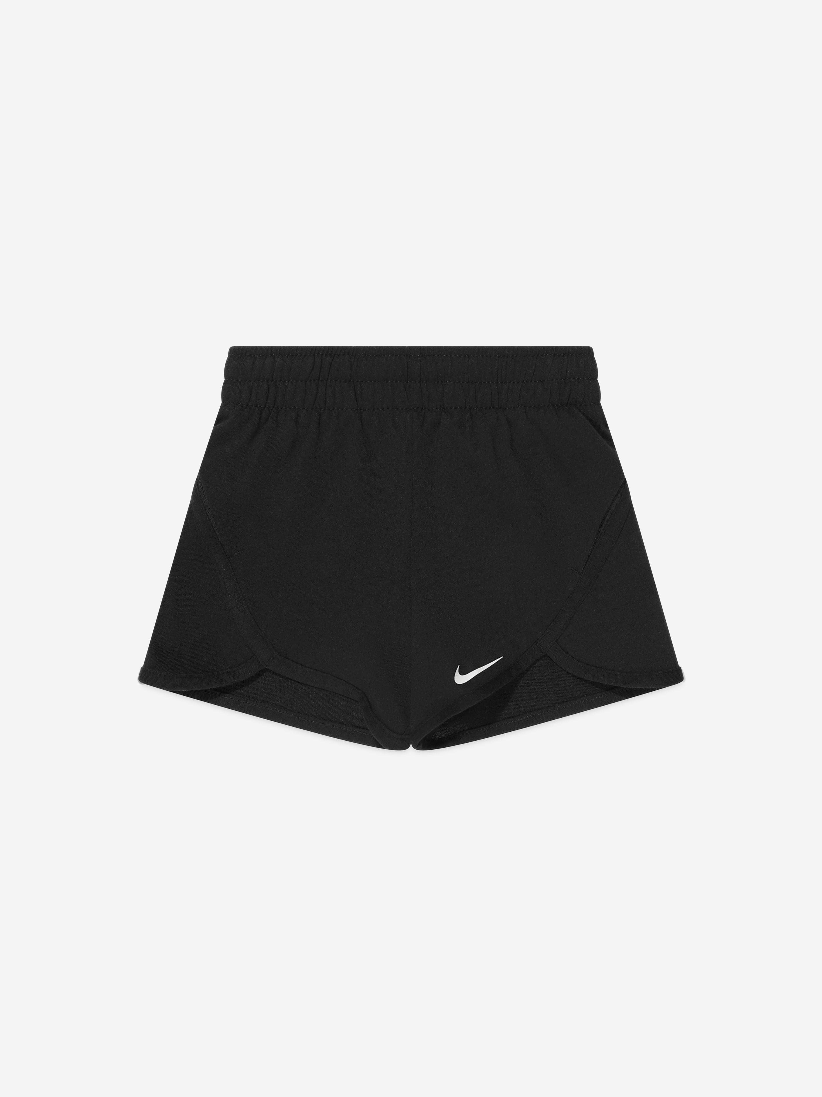 Nike girls' dry tempo running shorts black Clearance