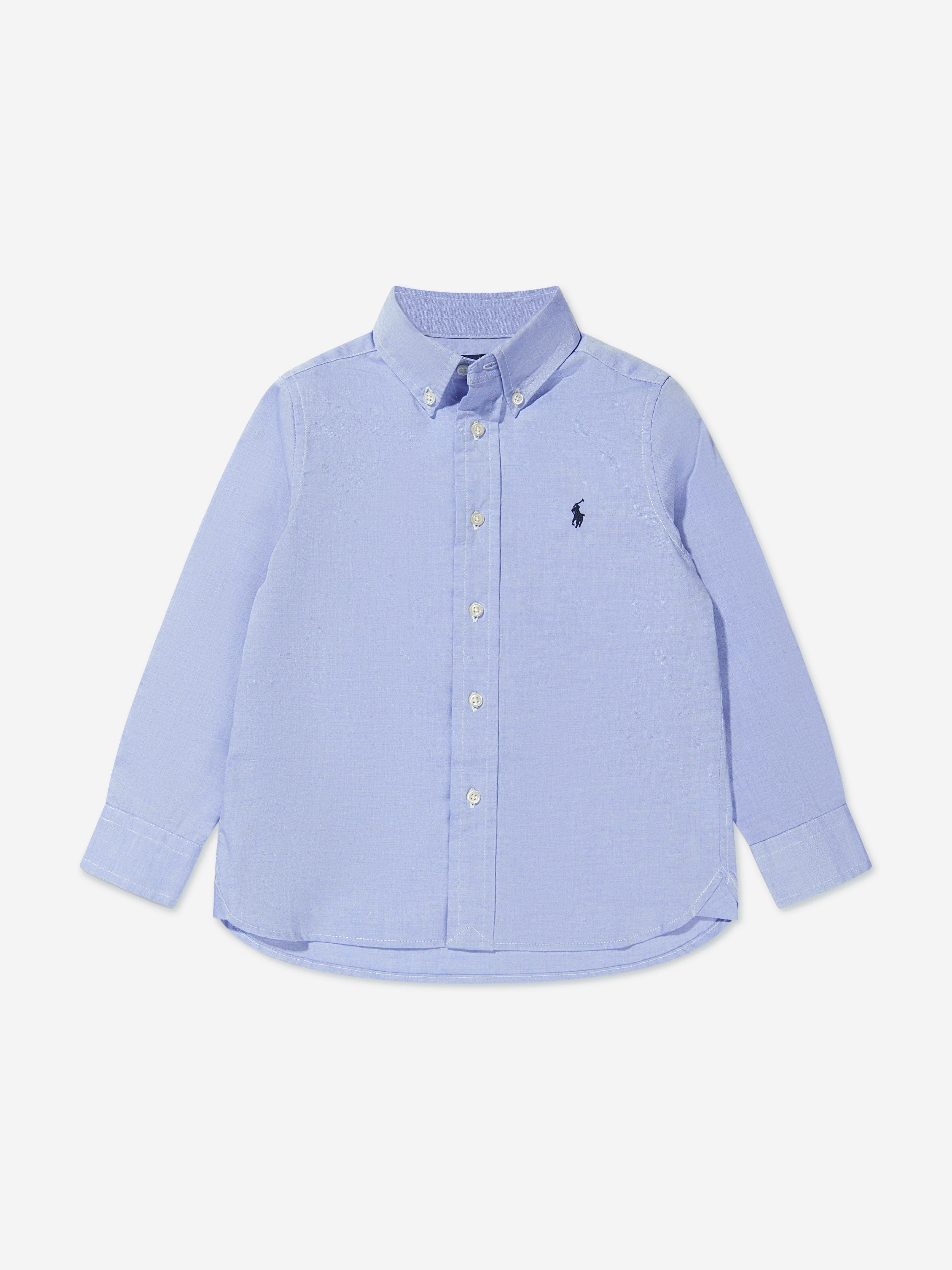 Ralph Lauren Kids Ralph Lauren Boys Slim Fit Shirt in Blue