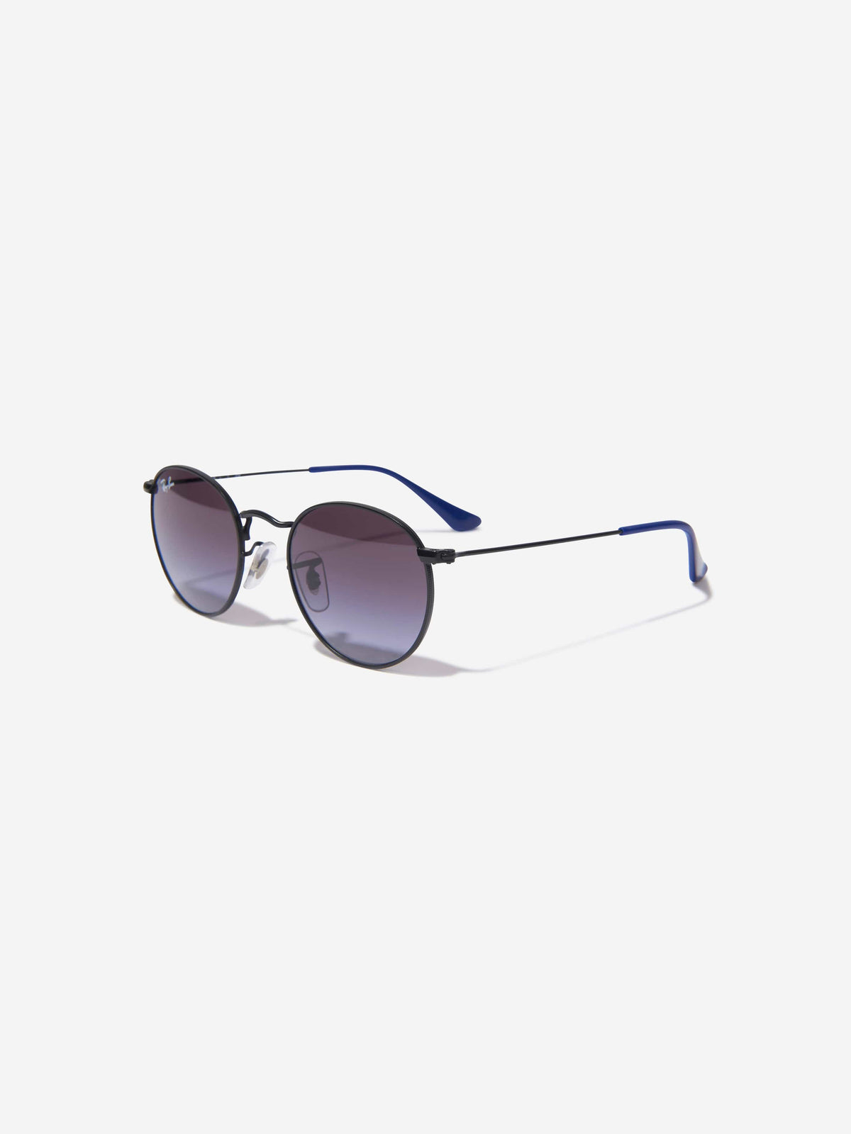 Kids Round Sunglasses in Black