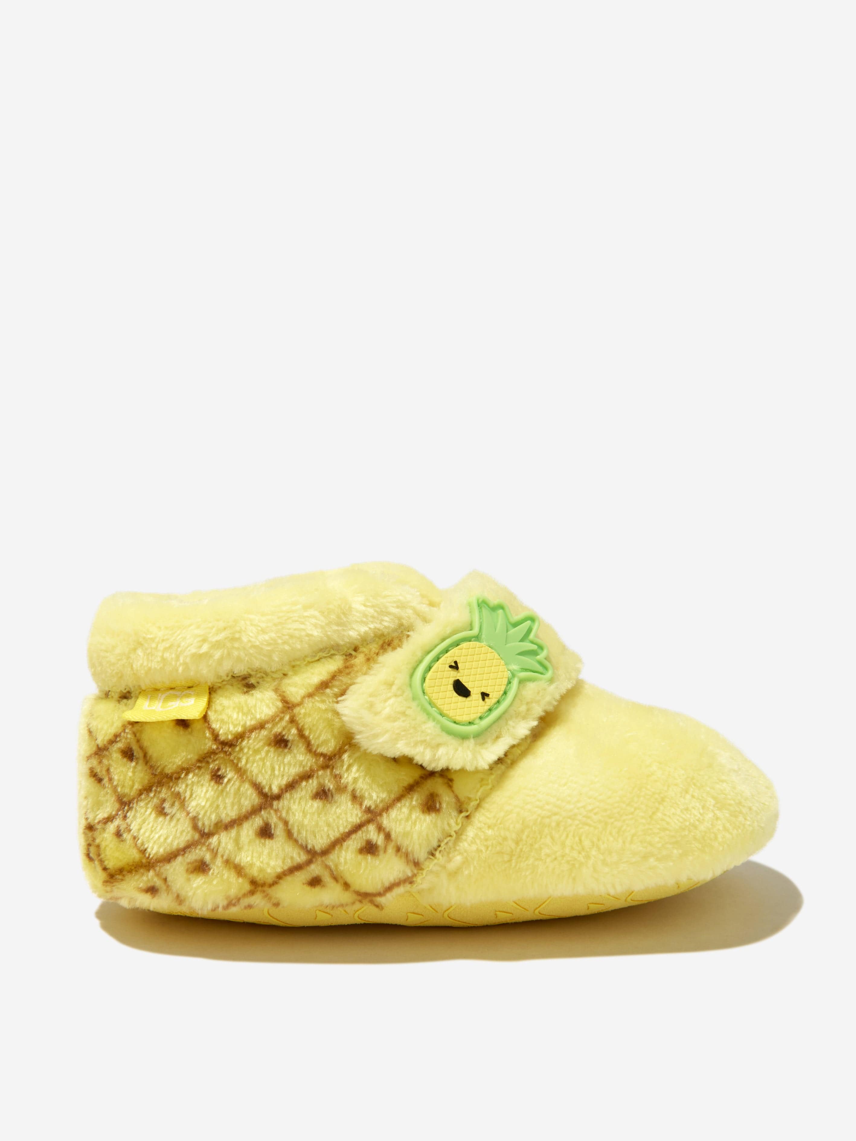 Baby ugg hotsell slippers yellow