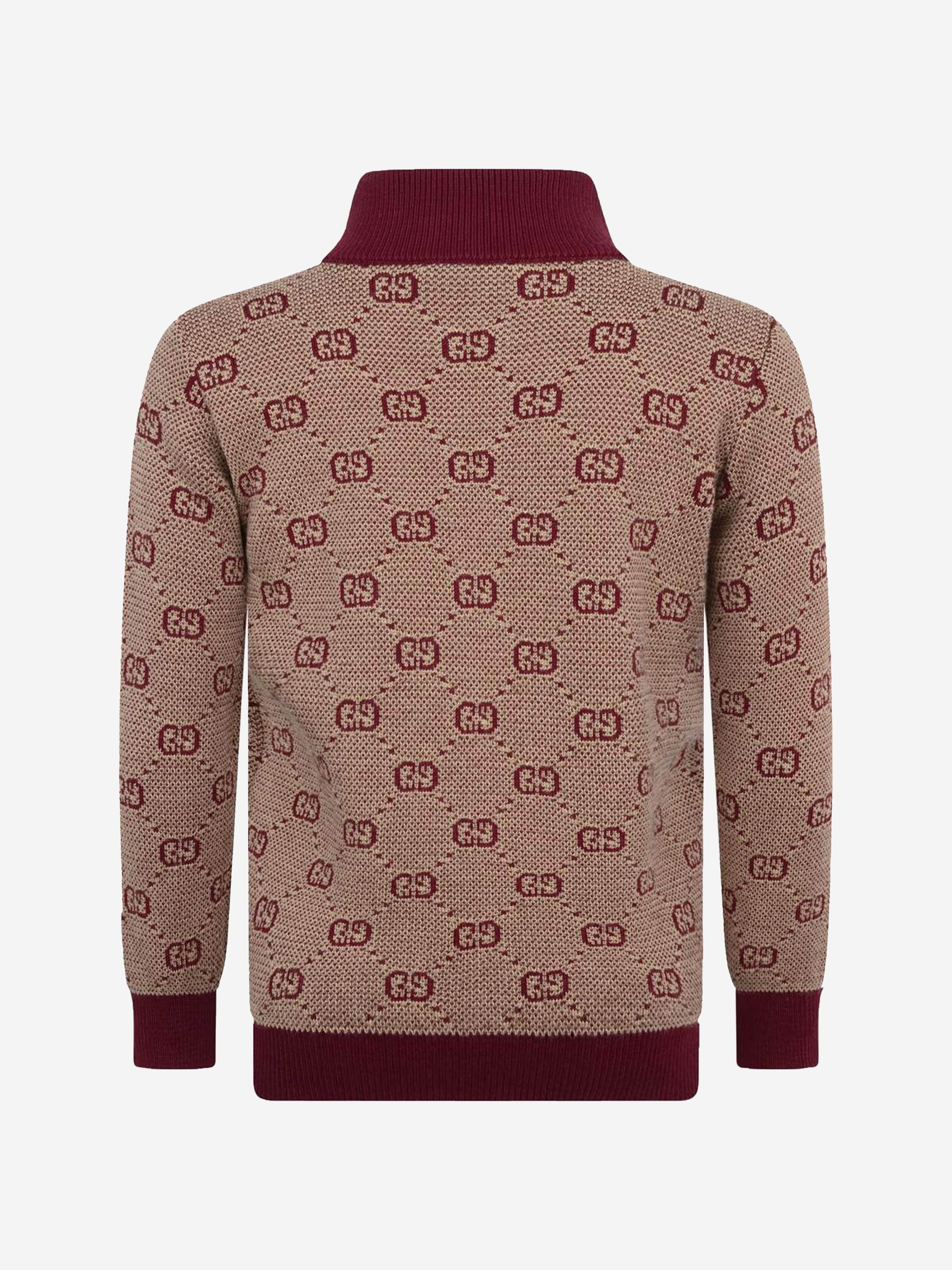 Gucci Kids GUCCI Kids Wool Zip Up Cardigan Childsplay Clothing